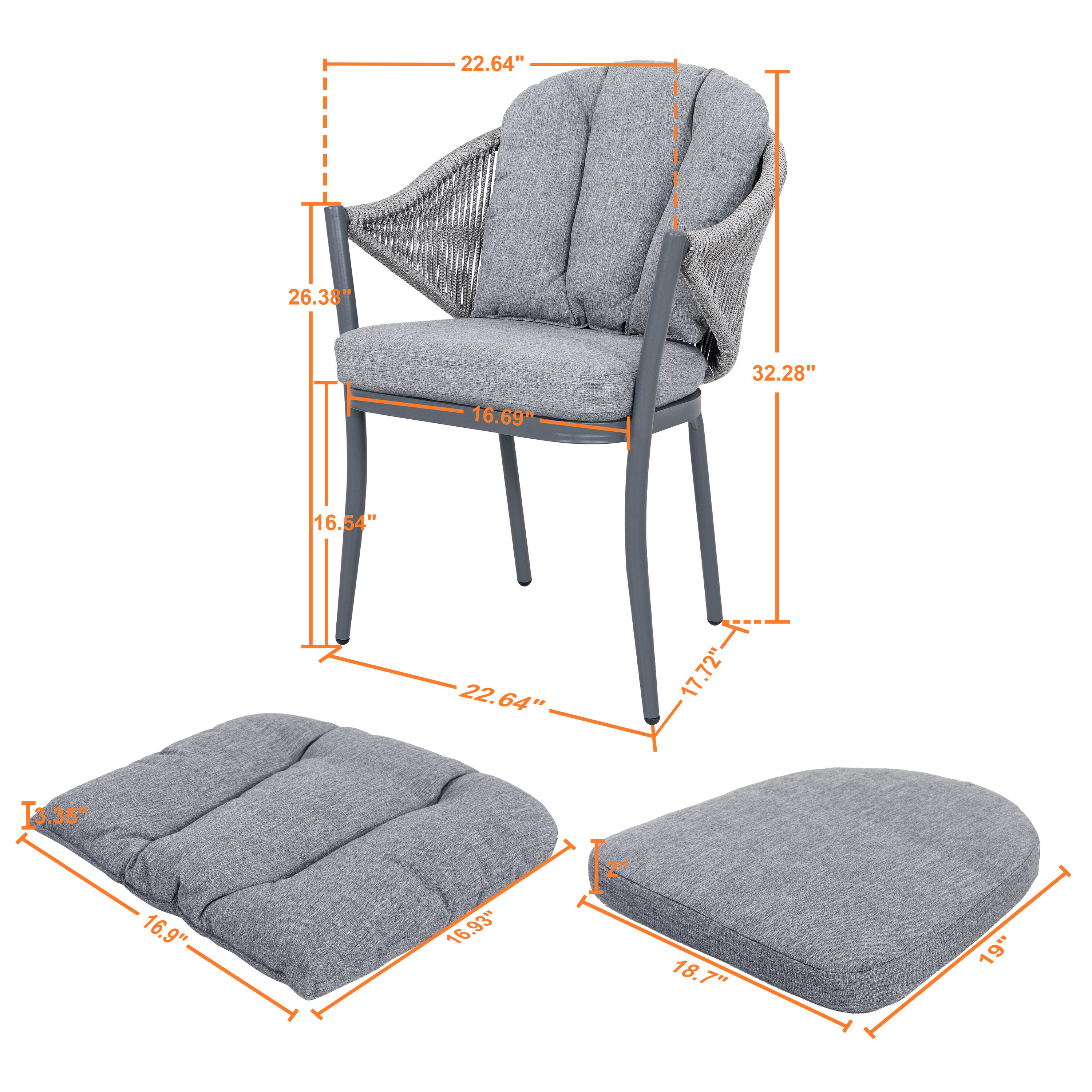 Nuu Garden DW101-HS Patio-Chairs - View #9