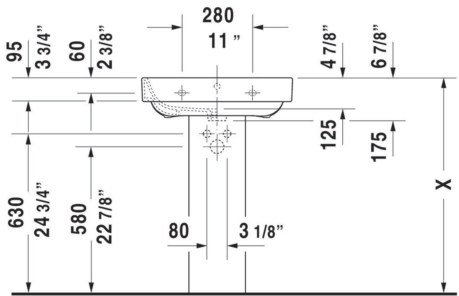 Duravit 2316600000 Bath-Sink - View #4
