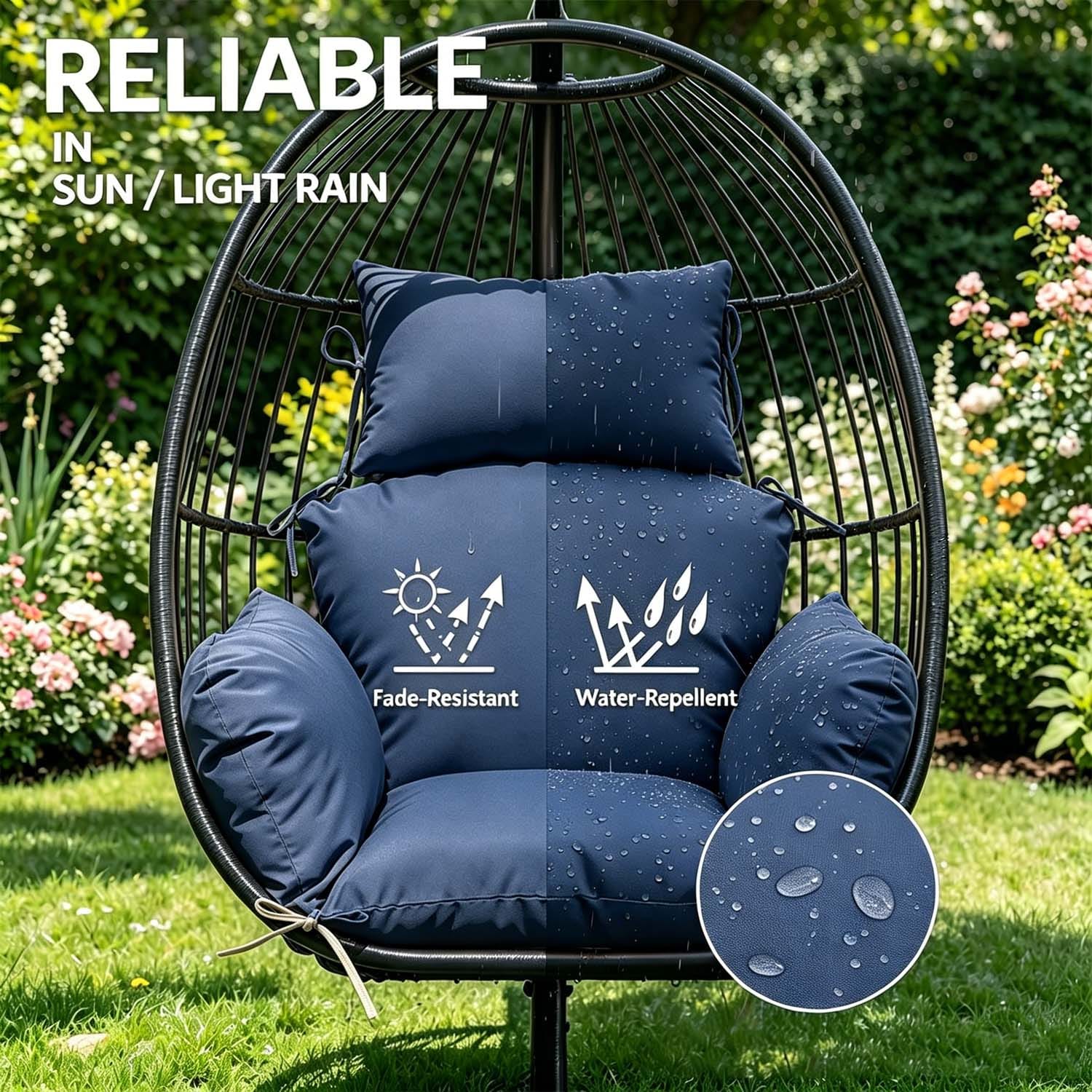 XXLYY LCHAIRNAVY BLUE Patio-Furniture-Cushions - View #2