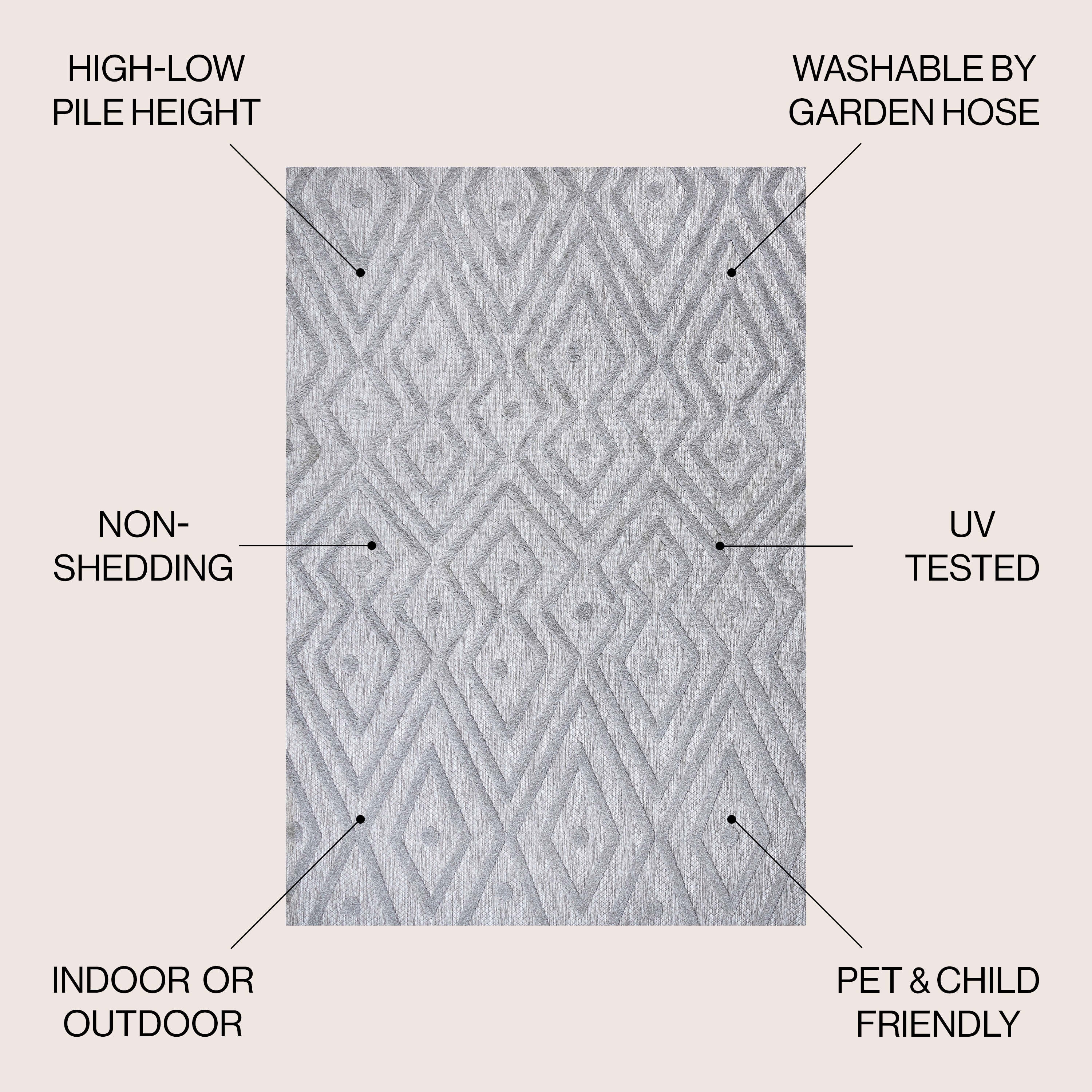 JONATHAN  Y IBZ100C-5SQ rugs - View #3