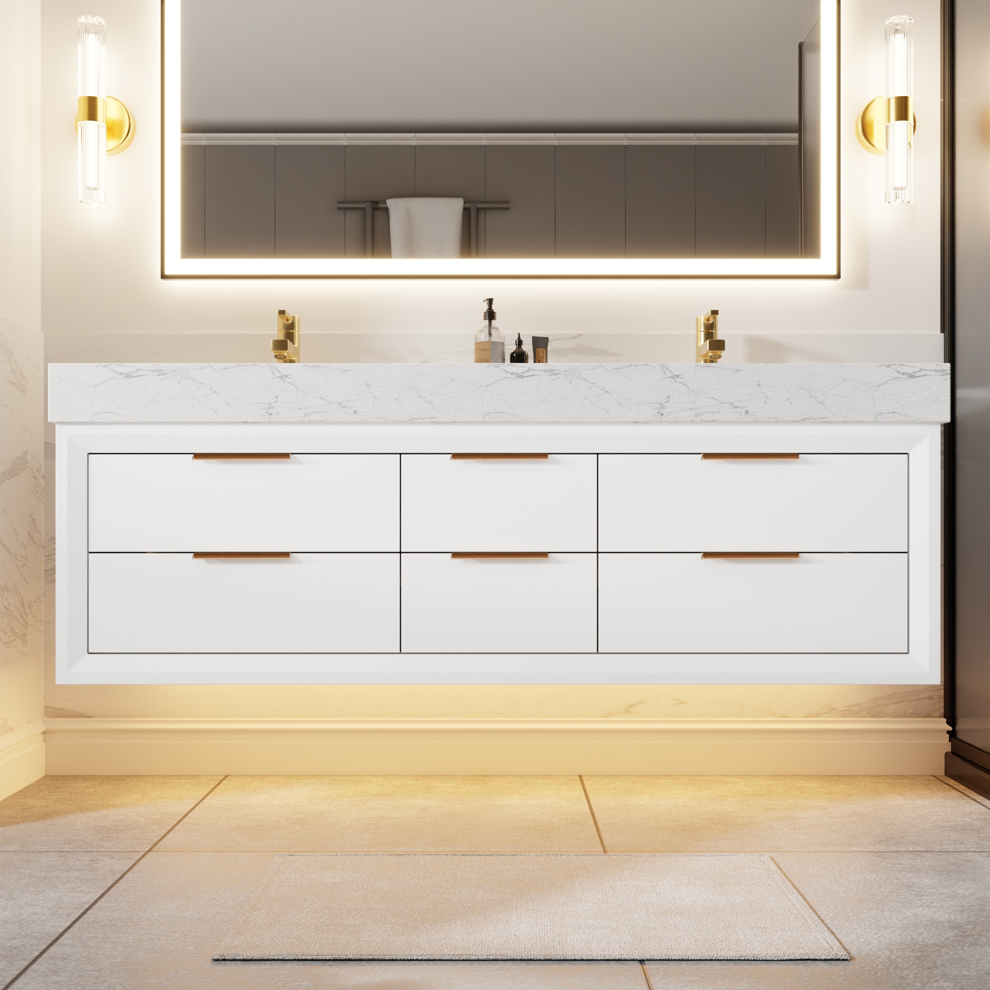 ExBrite XB6021V11DWH Bath-Vanity-Combo - View #7