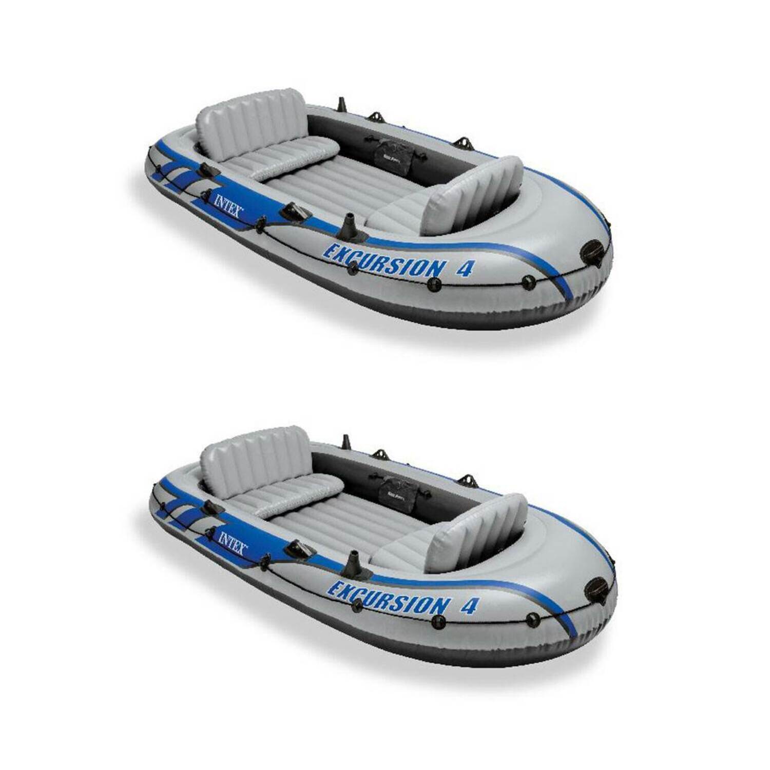 Intex Inflatable 125-ft PVC 1300-lb Dinghy (2-Pack) in the Dinghies  department at