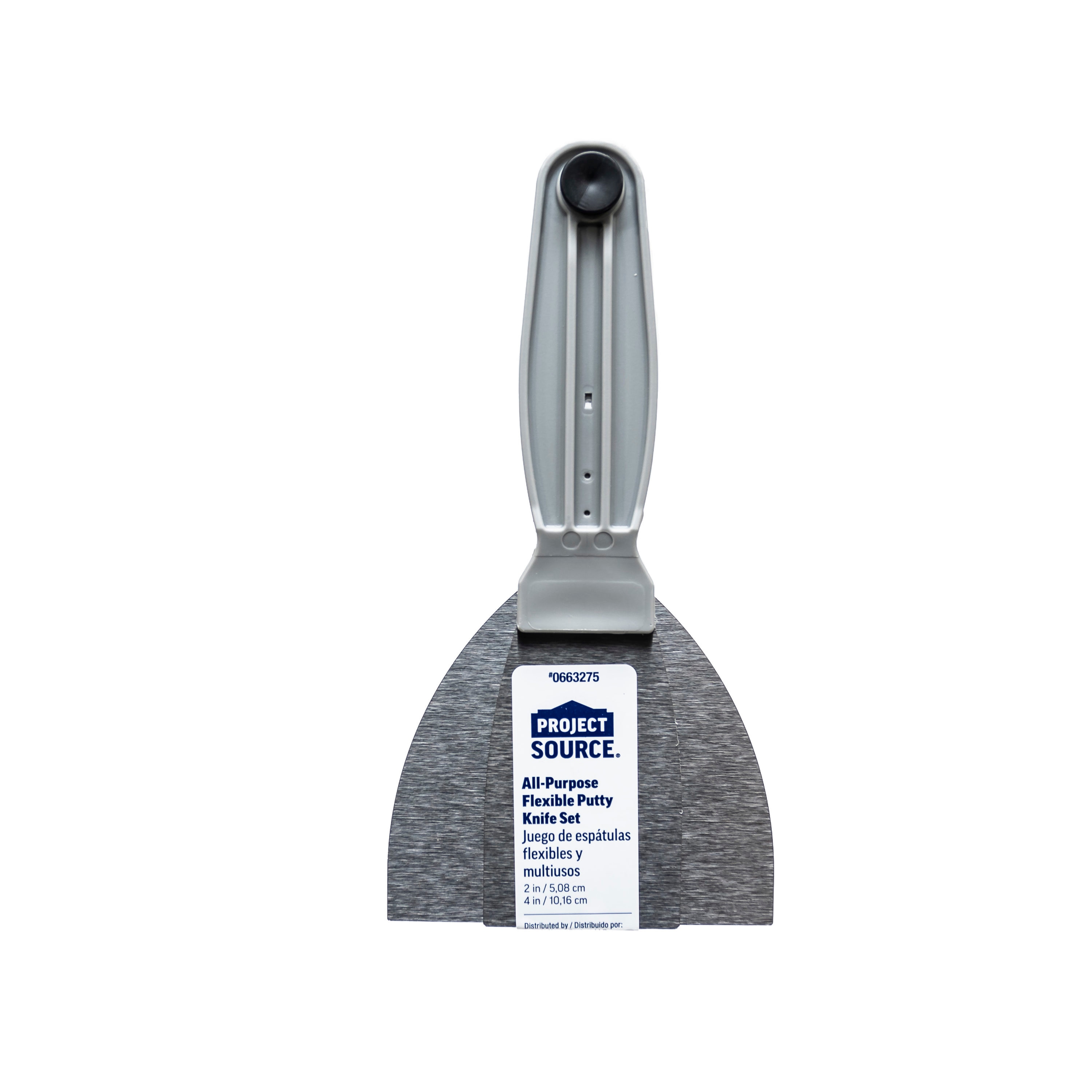 Project Source 2-Pack 4-in Steel Putty Knife in the Putty Knives department  at