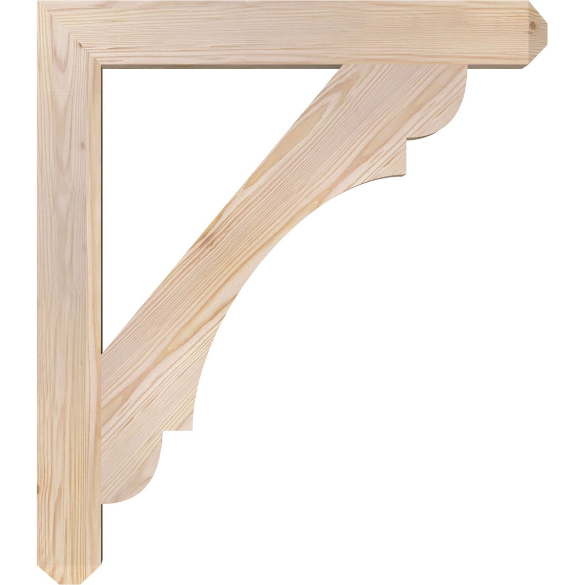 Ekena Millwork BKT04X28X32OLY04SDF Exterior-Brackets-Braces - View #3