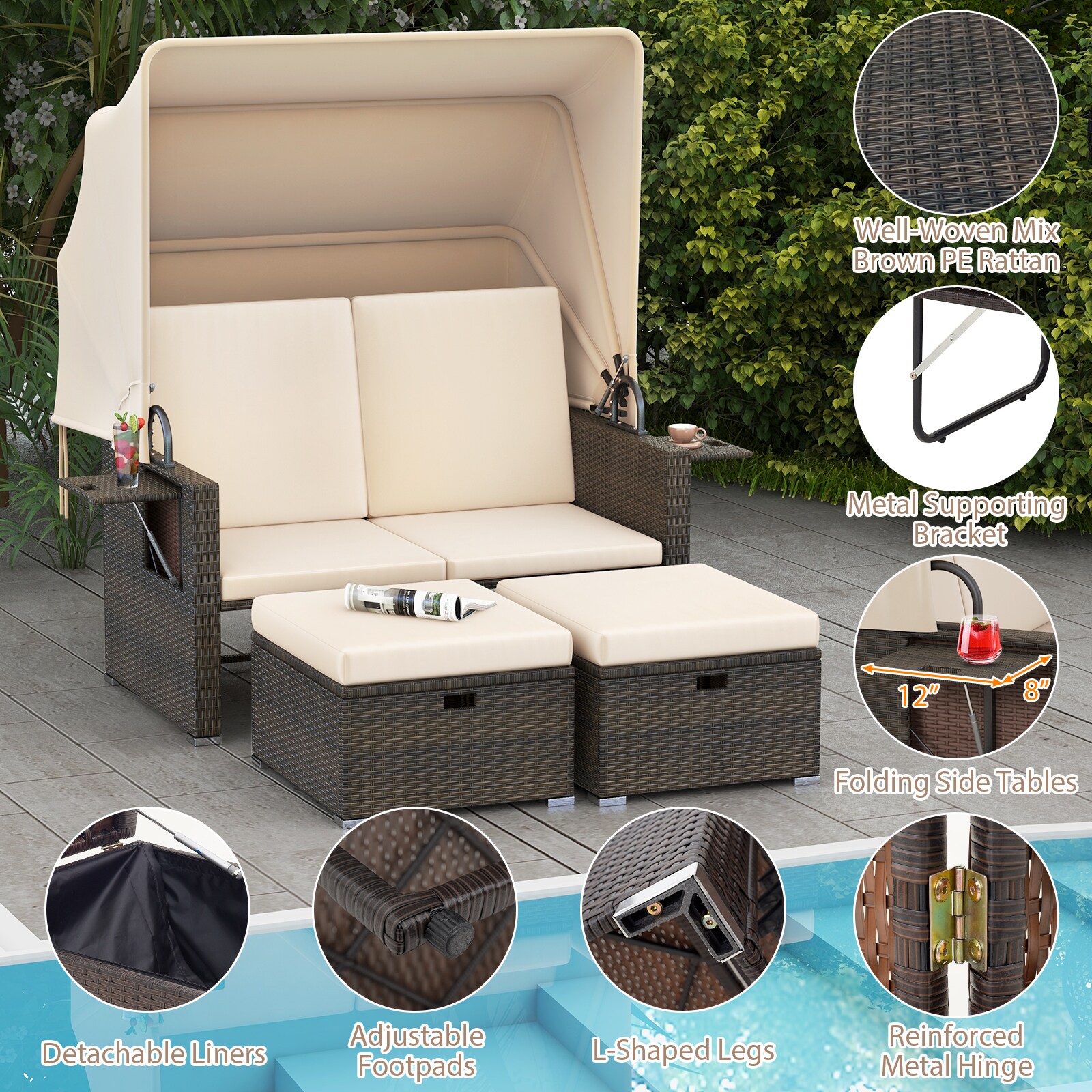 LIVIZA OUJ72573BN-X Patio-Sofas-Daybeds - View #8