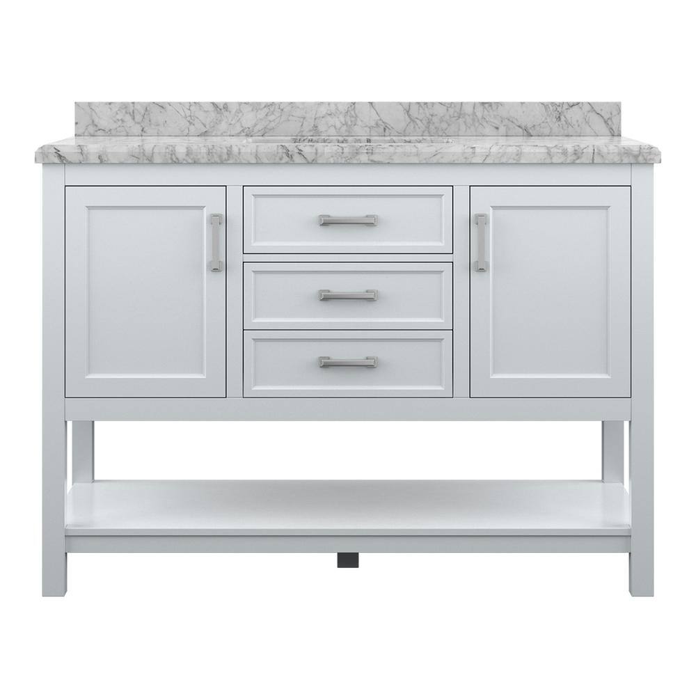 Design Element AF-49-WHI Bath-Vanity-Combo - View #2