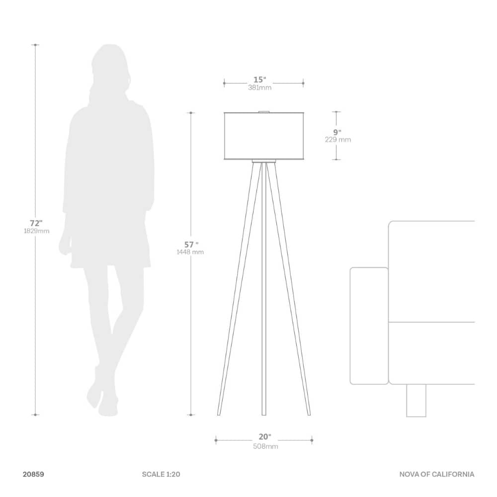 NOVA of California 20859LW floorlamps - View #11
