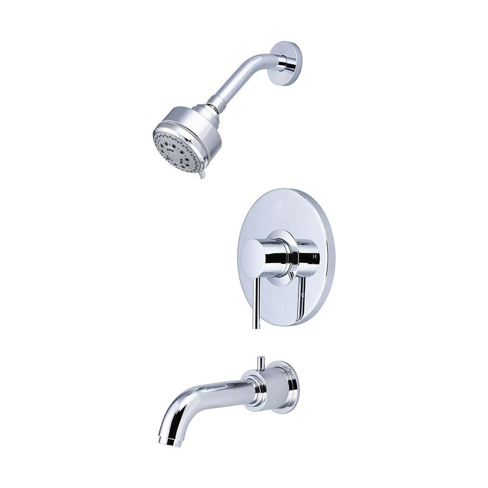Pioneer Faucets Caesar Collection 127960T-H73-BN Single Handle Tub and Shower Trim Set PVD Brushed Nickel