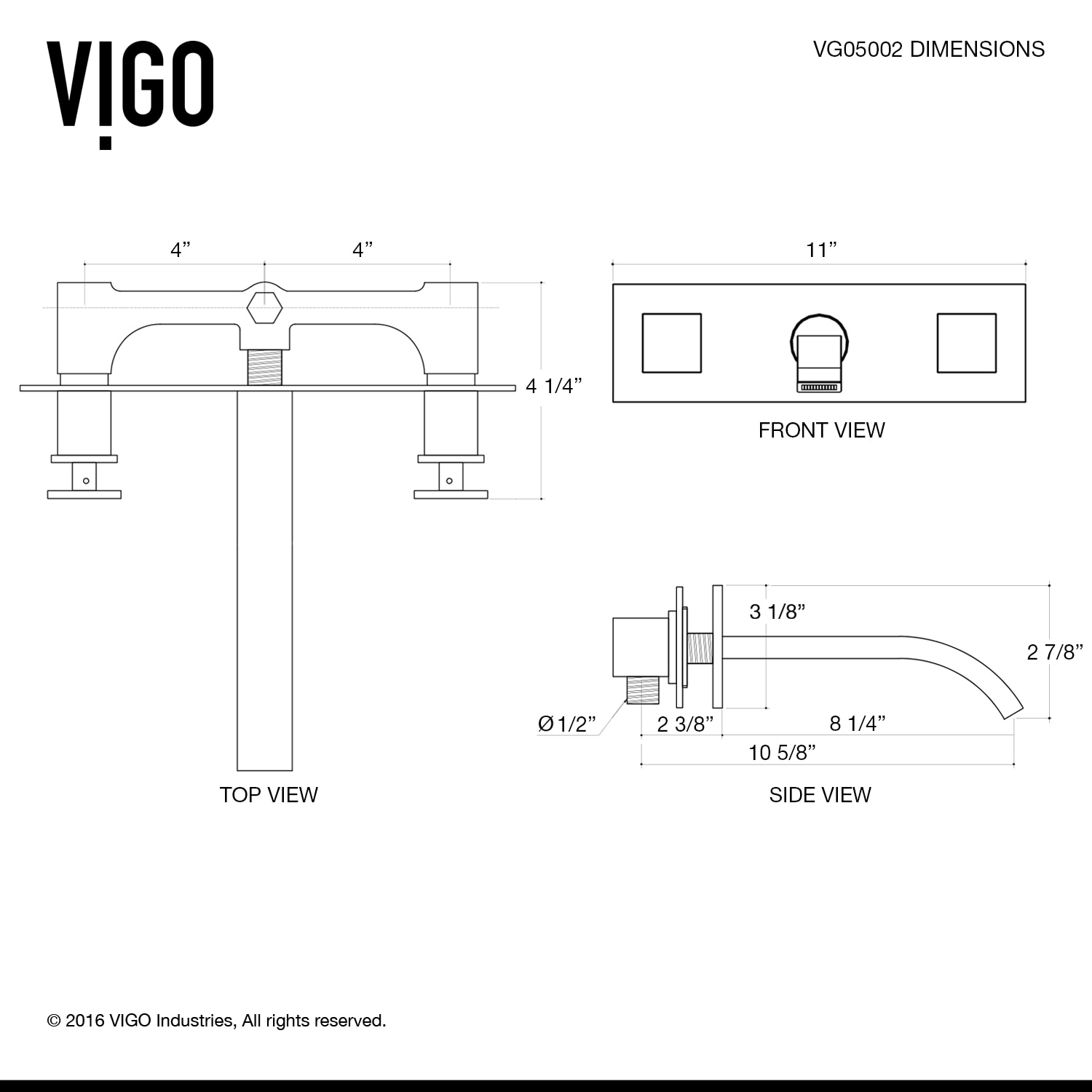 VIGO VG05002MG Lavatory-Faucets - View #10