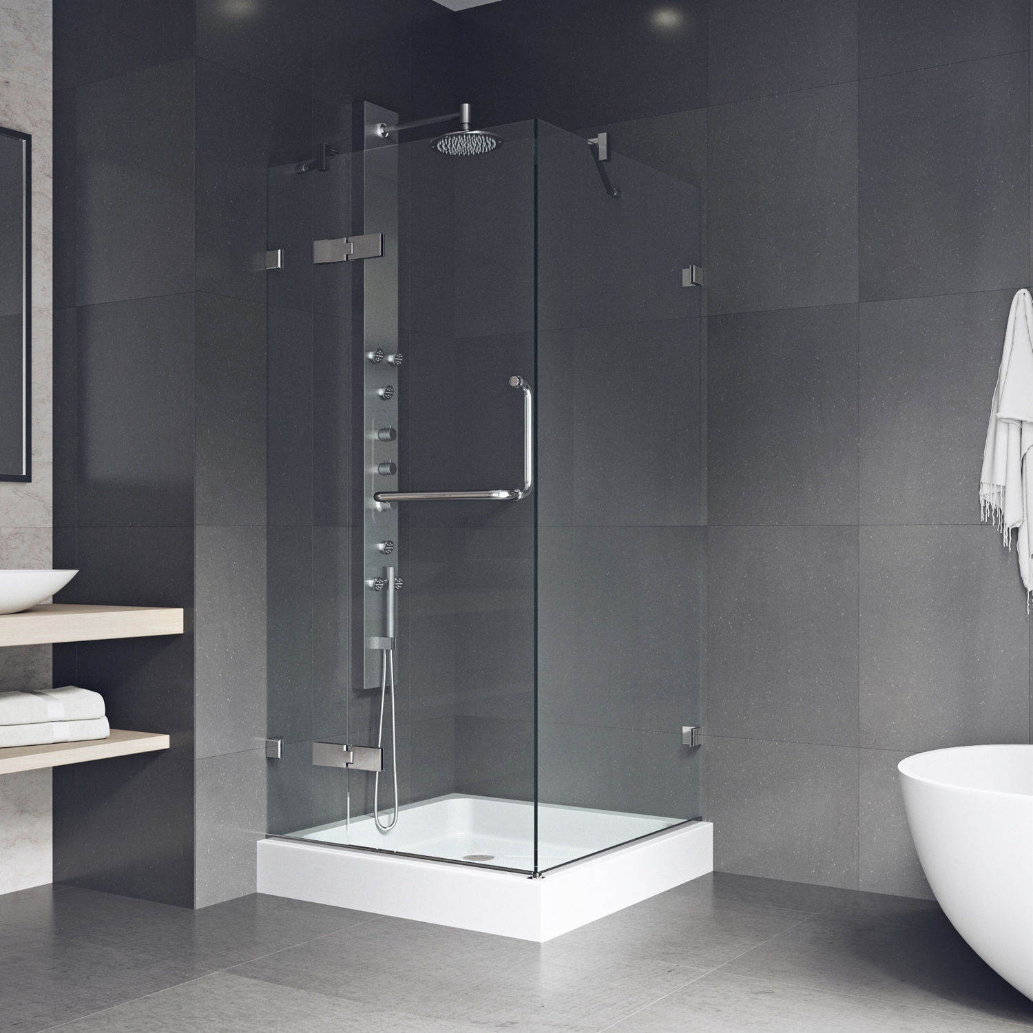 VIGO VG6011CHCL32W Alcove-Shower-Kit - View #3