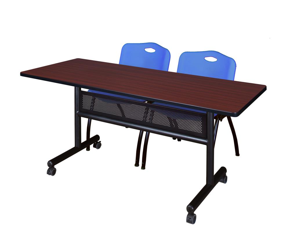 Regency MKFTM6024MH47BE Training Brown 4-Person Training Table (60-in W x 29-in H)