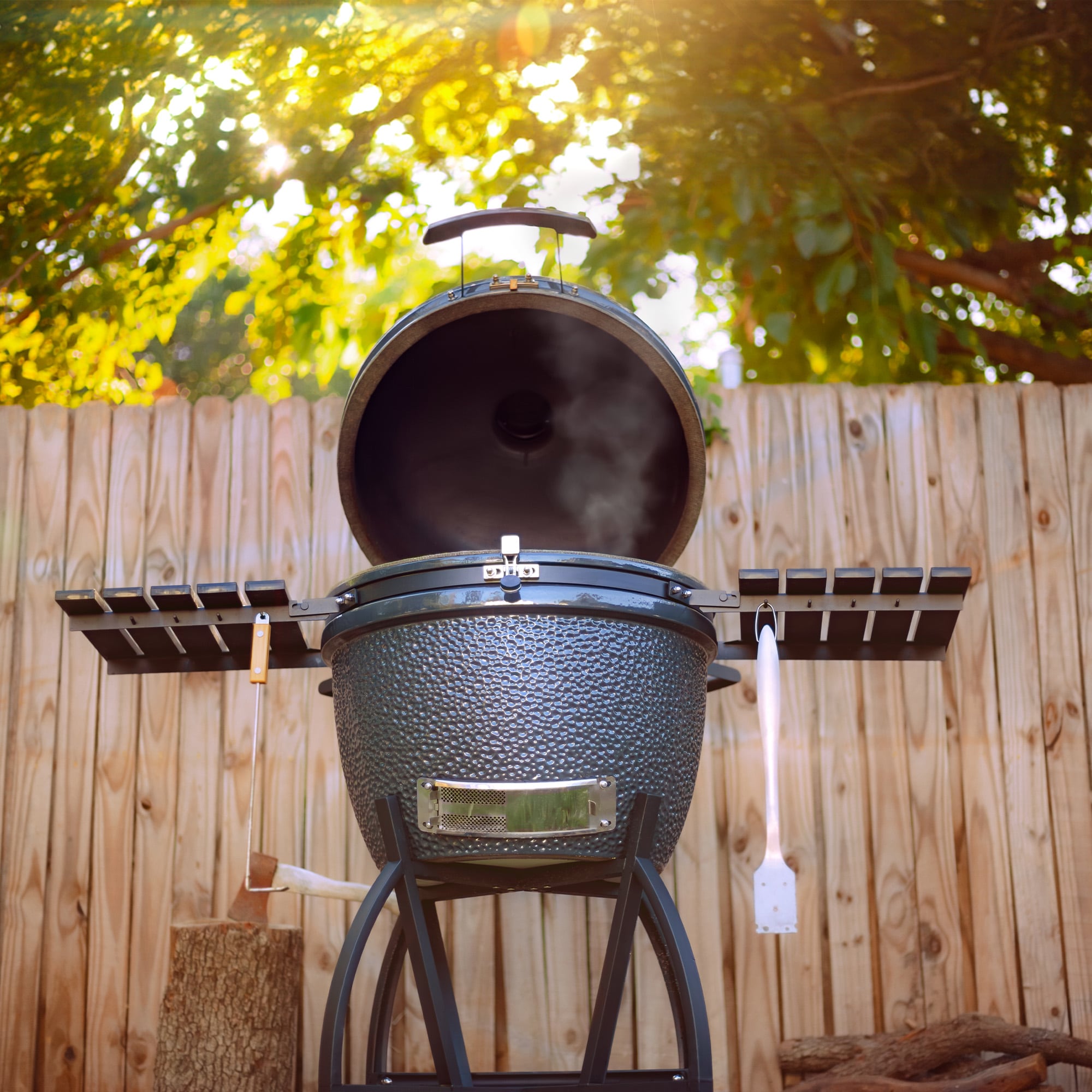 Slow 'N Sear KAM DEL Charcoal-Grills - View #7