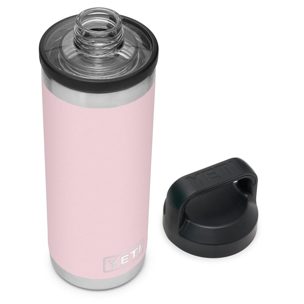 YETI Rambler 18-fl oz Stainless Steel Water Bottle with Chug Cap, Sandstone  Pink at