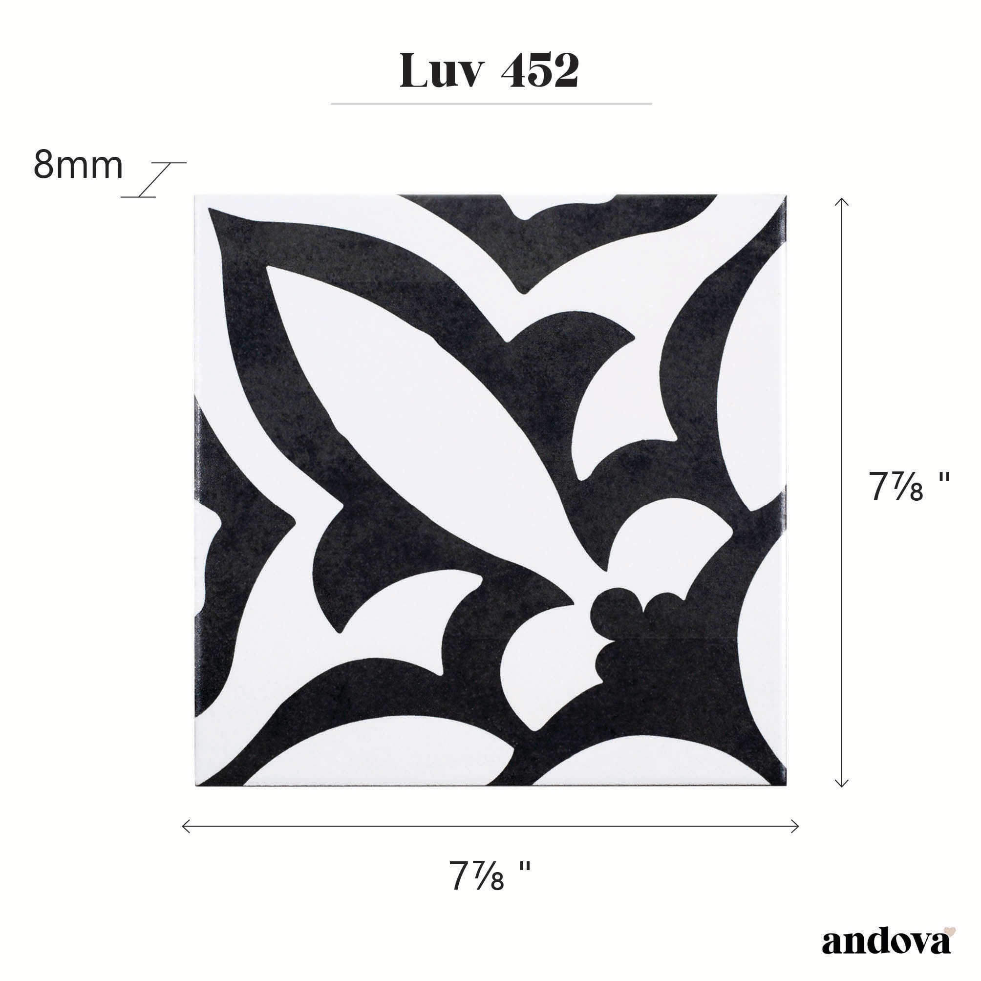 Andova Tiles ANDLUV452 Ceramic-Tile - View #11
