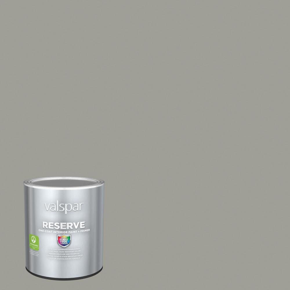Valspar 5006-2A-2916562 Reserve Flat Wet Pavement 5006-2A Latex Interior Paint Paint + Primer ( 1-quart )