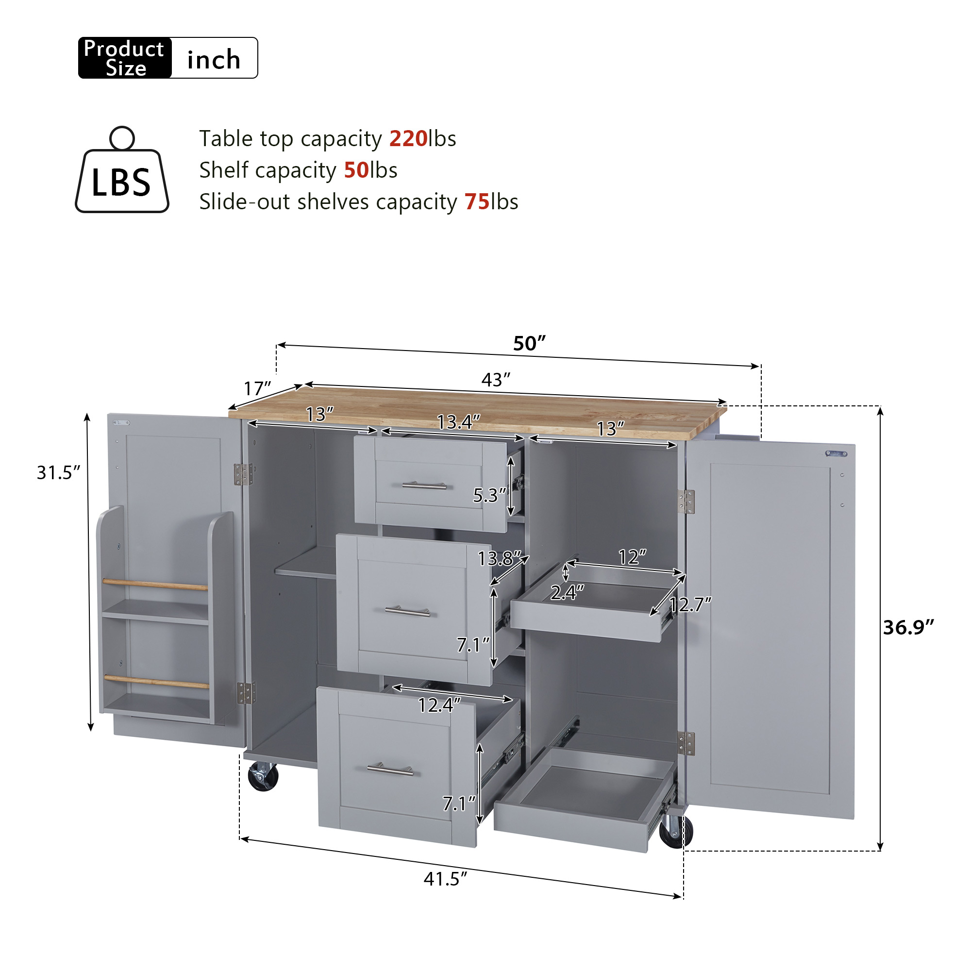 ModernLuxe L-WF316599AAG Kitchen-Furniture - View #6