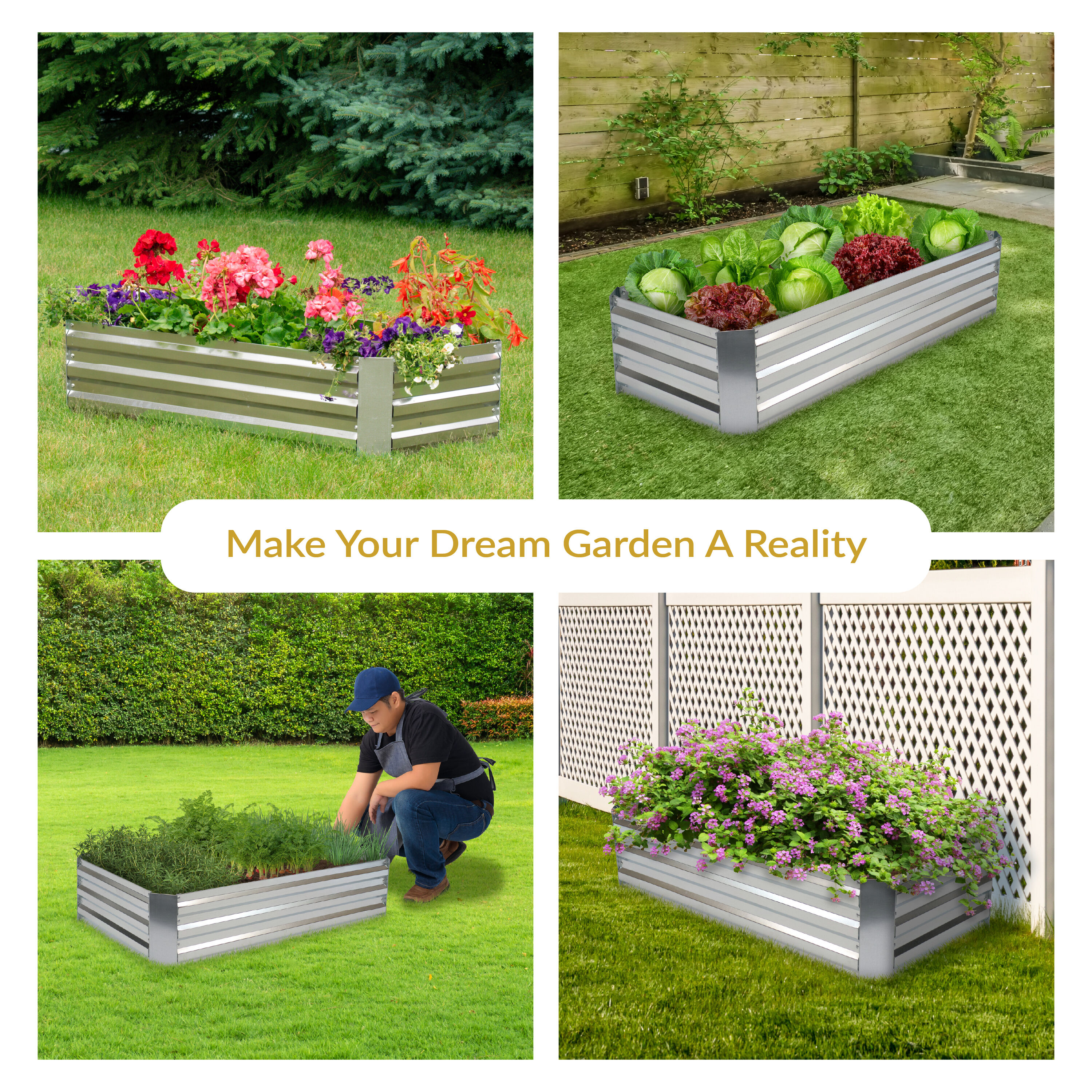 Sunnydaze Decor NPH-588 Raised-Garden-Beds - View #3