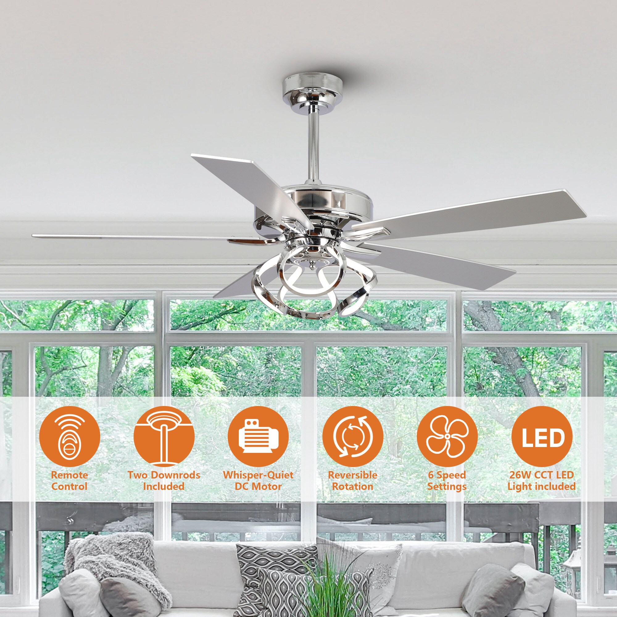 Parrot Uncle F6367110V Ceiling-Fans - View #3