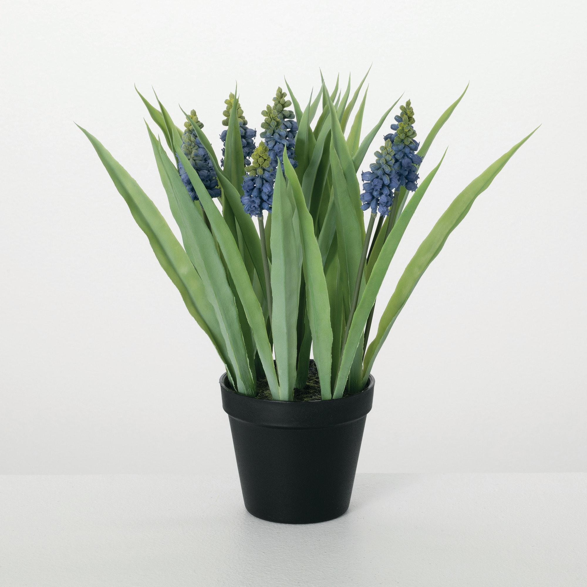 Sullivans 28229POT BL 8-Inches Blue Indoor Desktop Hyacinth Artificial plant