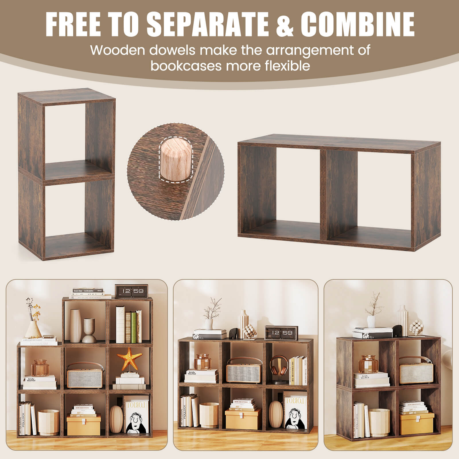 Costway CSHY004096 bookcases - View #7