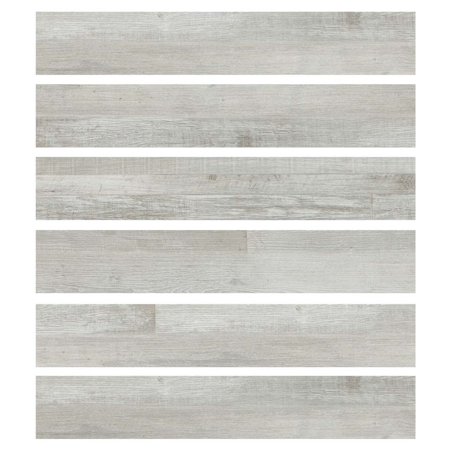 Jeedeson Grey Oak Wood Look 6 Mil Wear Layer x 6 in W x 36 in L Water Resistant Peel and Stick Luxury Vinyl Plank Flooring (54 sq ft Per Carton) #BW054-36P