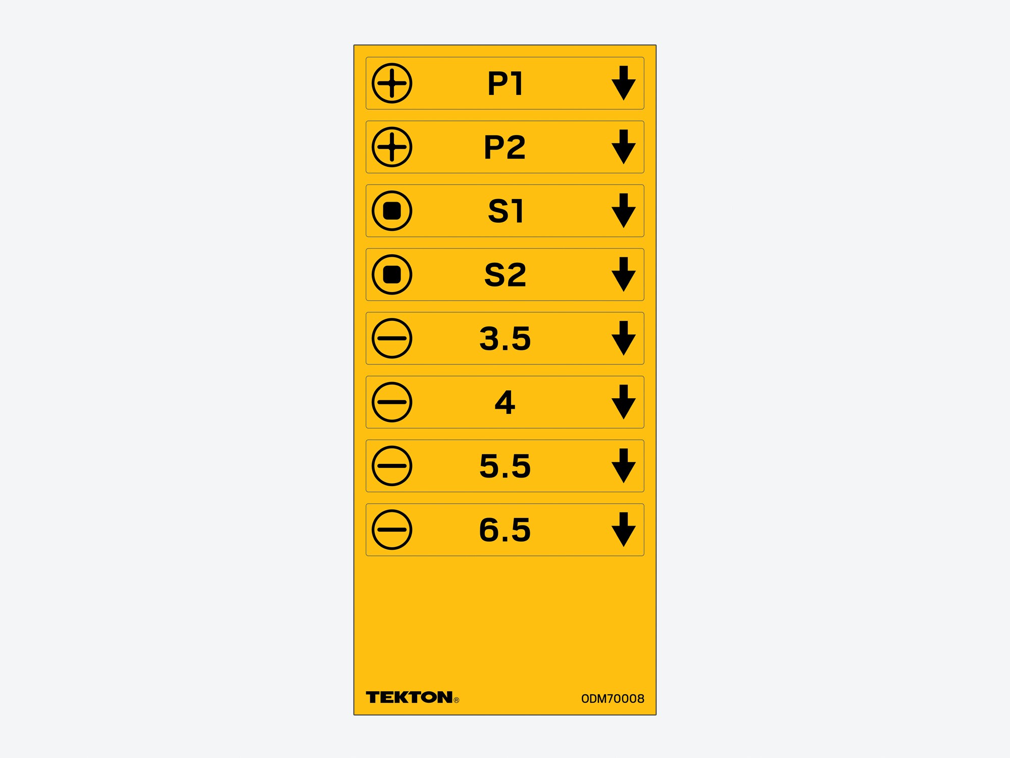 TEKTON DVZ90102 Screwdrivers-Individual - View #6