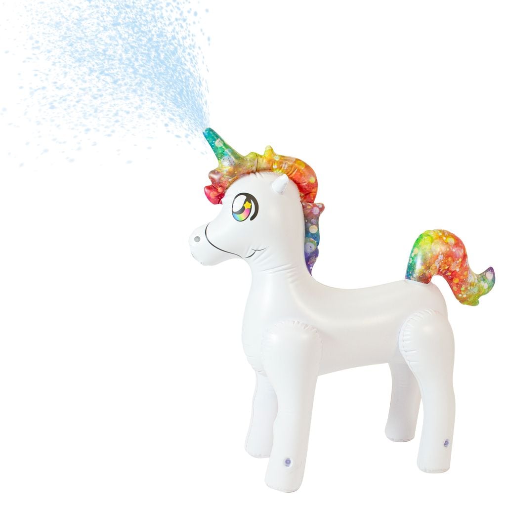 PoolCandy Gigantic 6' Unicorn Sprinkler In The Pool Toys & Floats ...