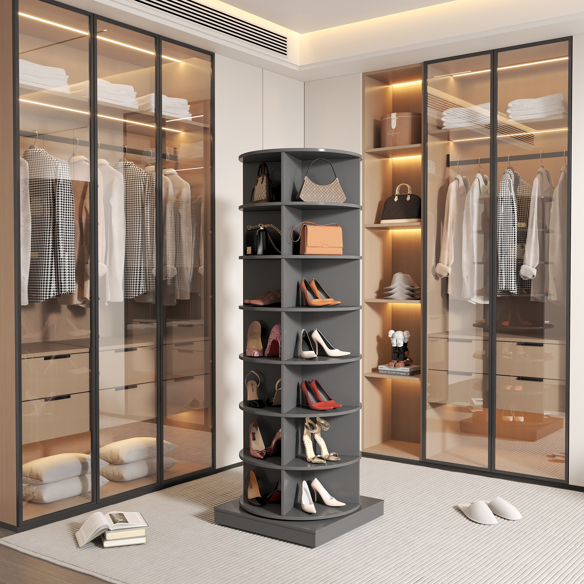 SINOFURN SYC080004GY Shoe-Racks - View #7