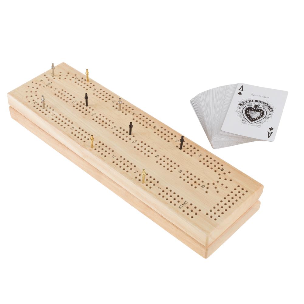 Details about   Wooden Cribbage Board 6 Player 
