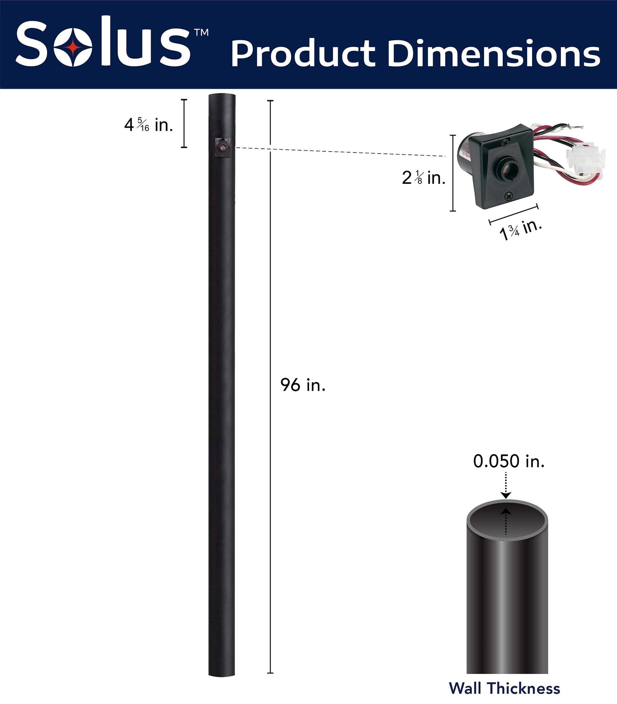 Solus 8-320NCA-BK Post-Lights - View #3