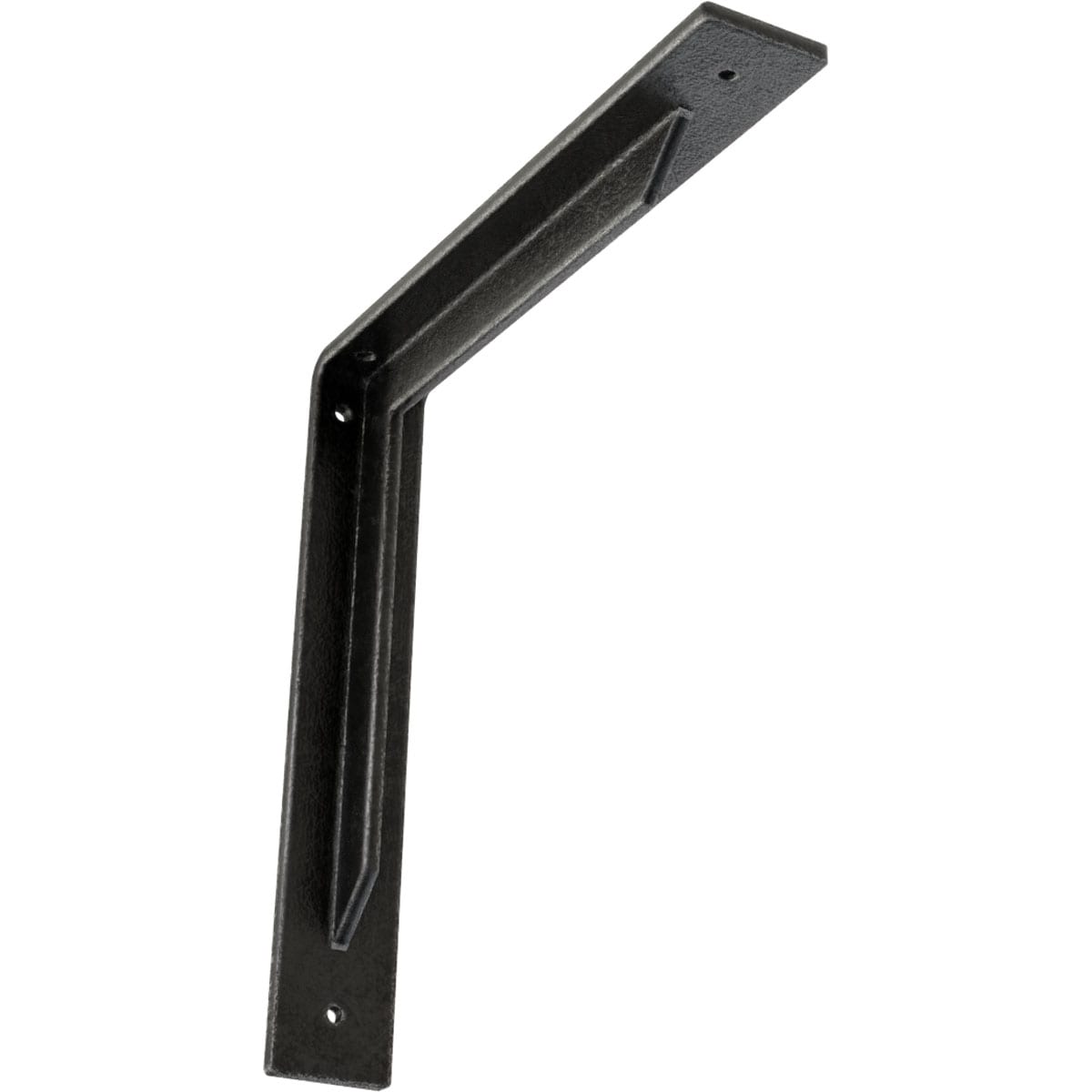 Ekena Millwork BKTM02X12X12STAPW Stockport 12-in x 2-in x 12-in Gray Steel Mounting bracket