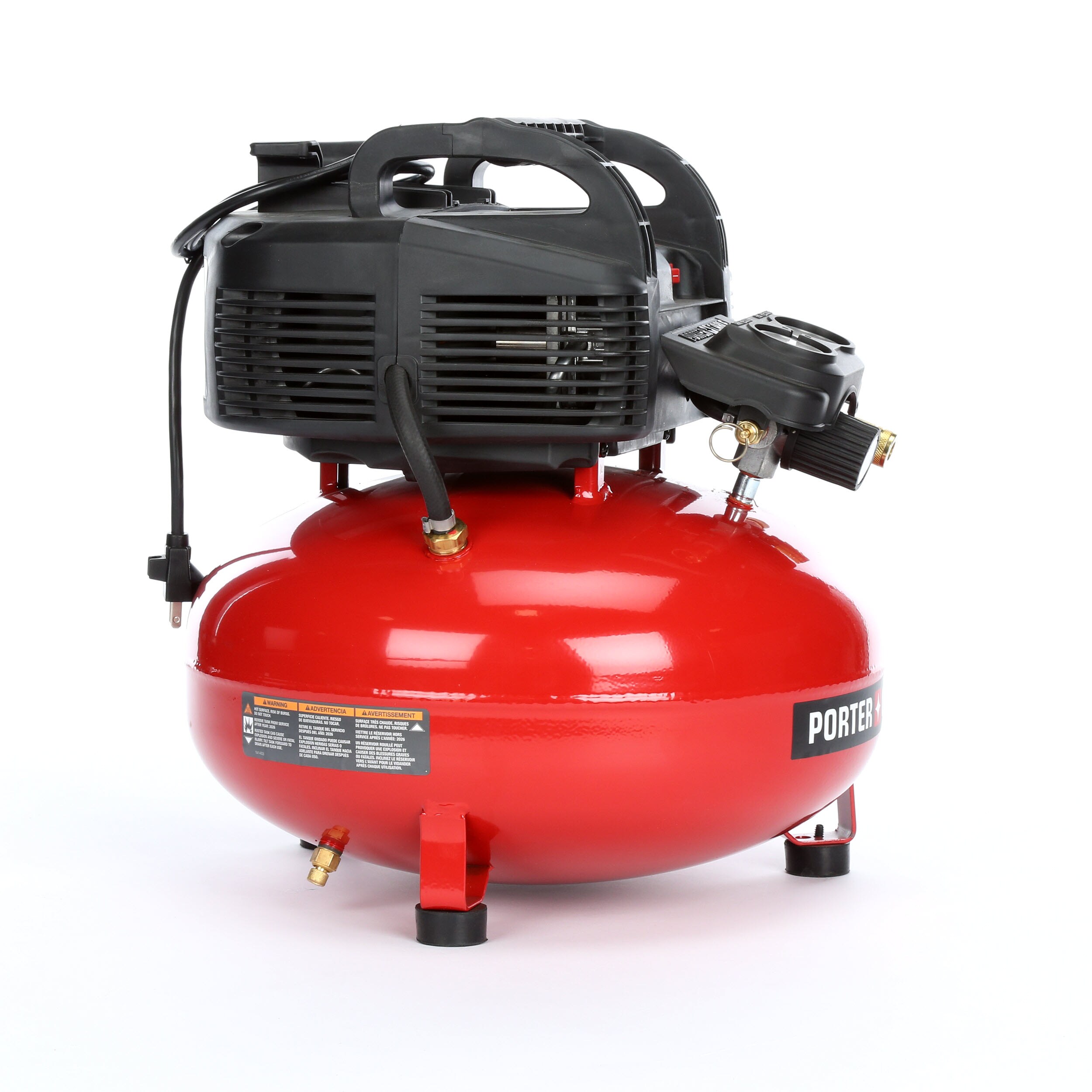 PORTER-CABLE 6-Gallons Portable 150 Psi Pancake Air Compressor in the Air  Compressors department at