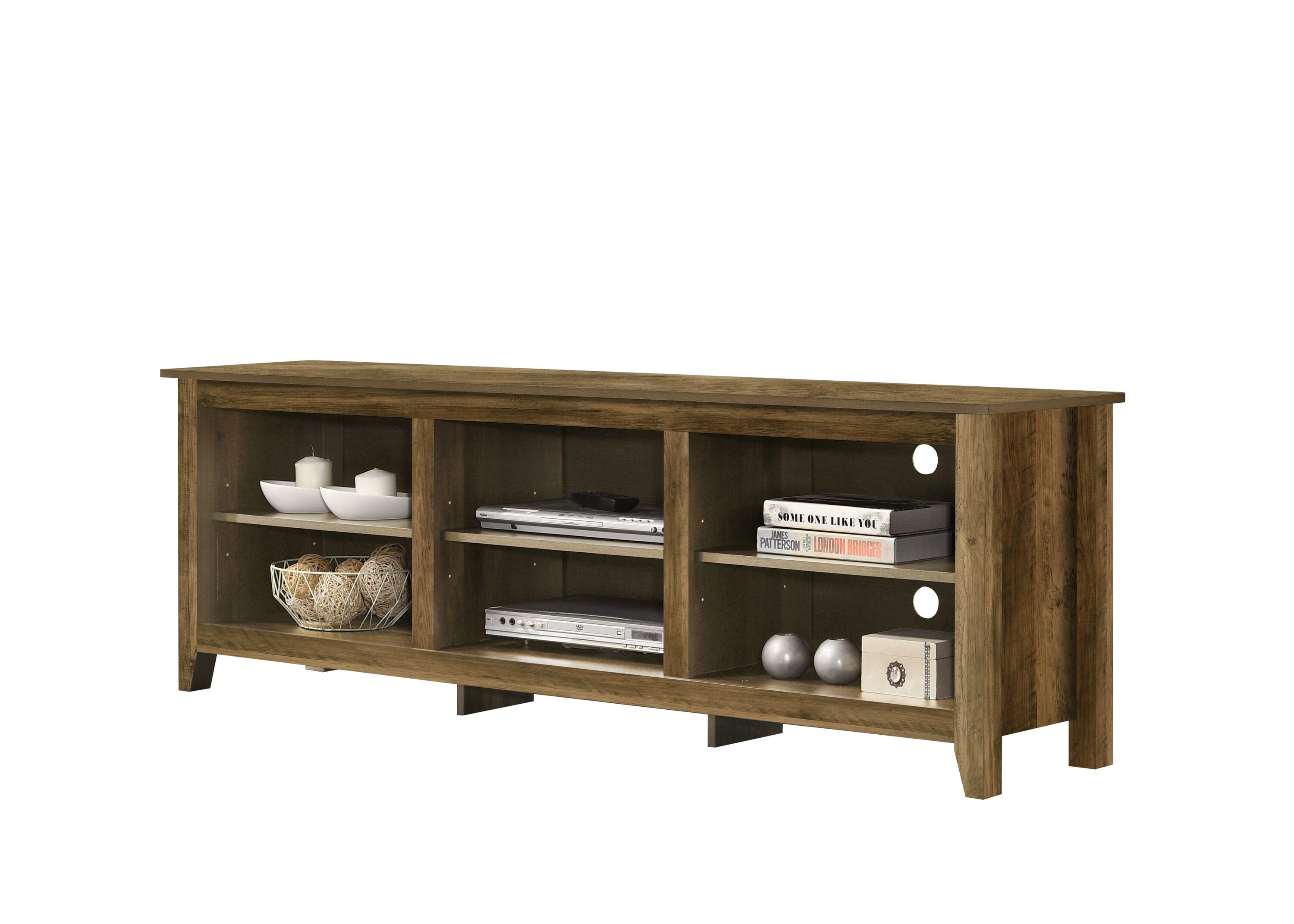 Maocao Hoom JLP184947 Modern/Contemporary Oak TV stand ( Accommodates TVs up to 70-in )