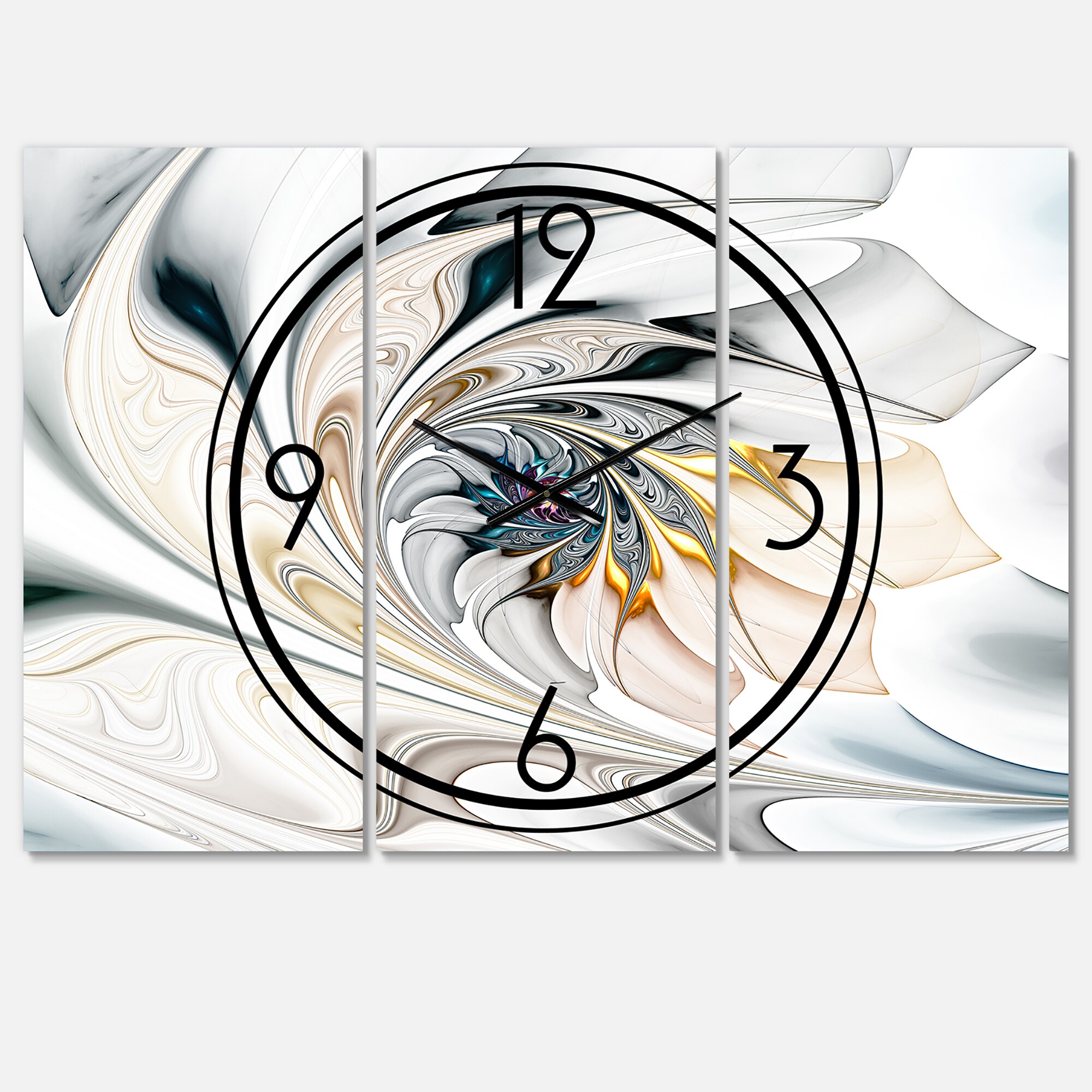 Designart CLM10276-3P Analog Rectangle Modern