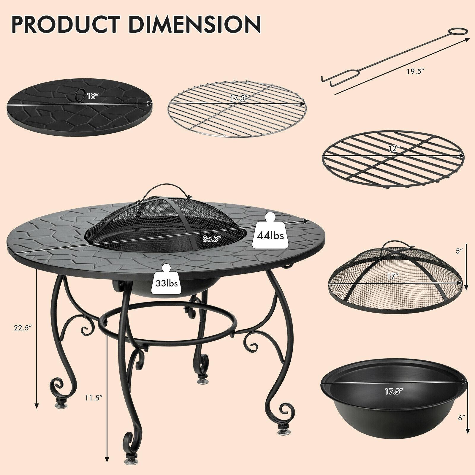 BABOOM BOM-70941-CO Outdoor-Woodburning-Firepits - View #2
