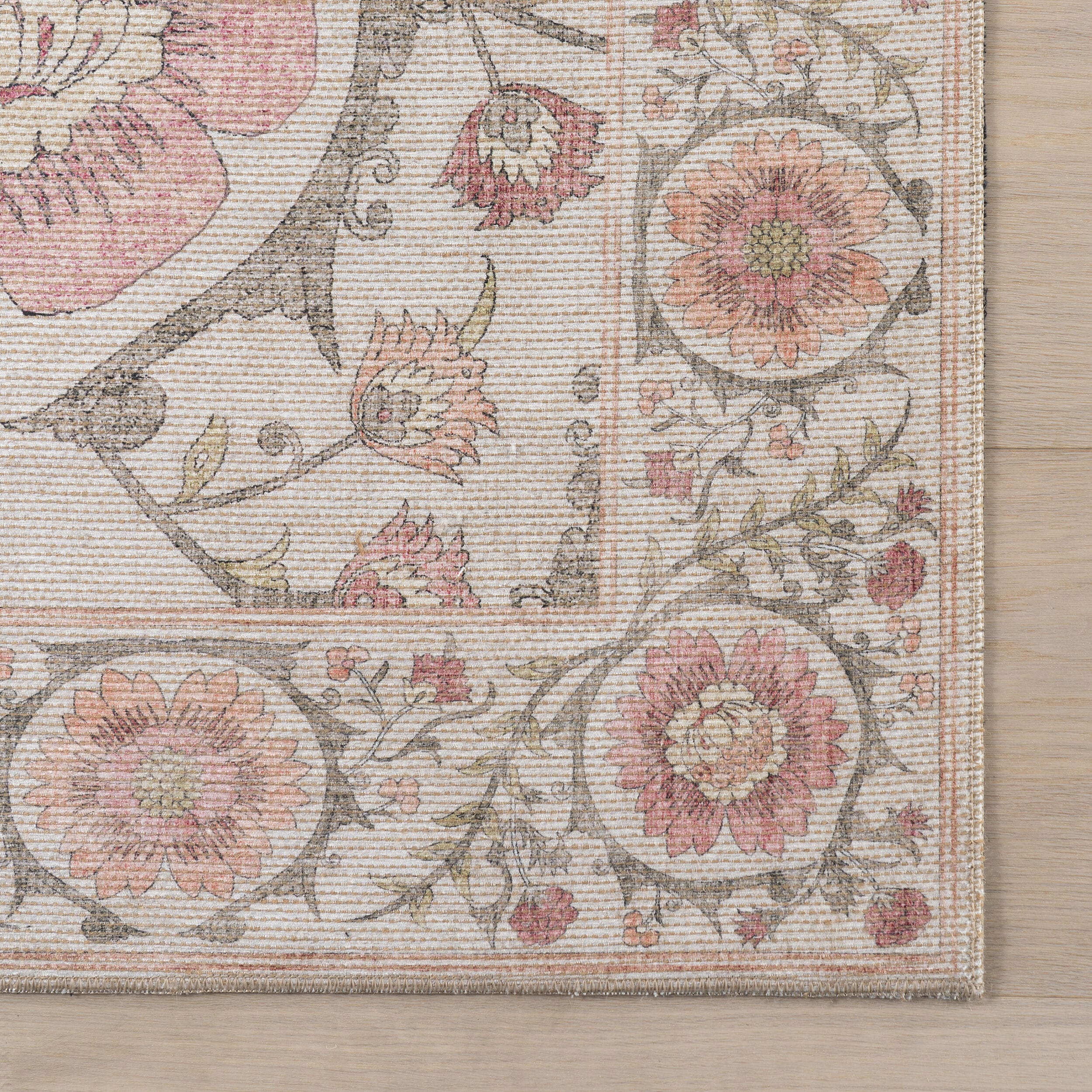 nuLOOM 200LRHV27A-9012 Hillstone Collection Winnow Traditional Vintage Medallion Area Rug