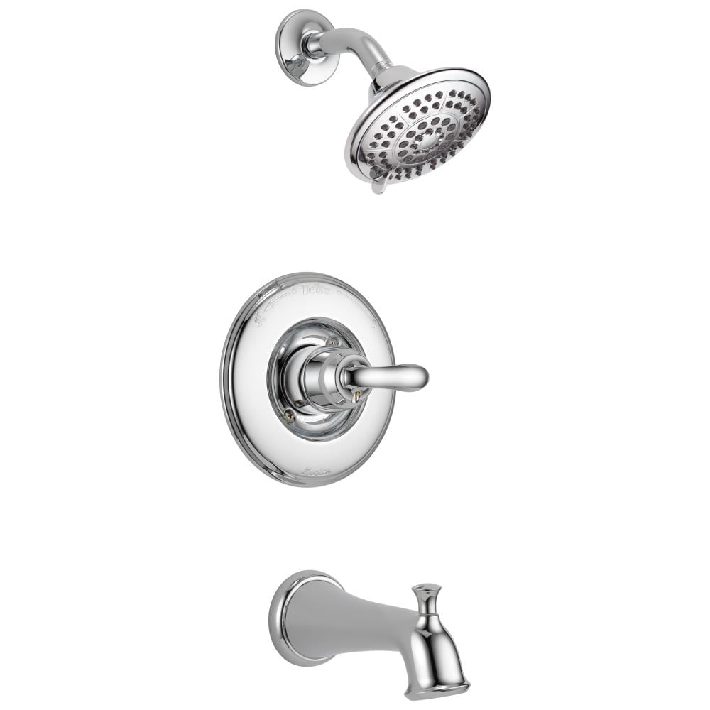 Delta Linden Chrome 1 Handle Multi Function Bathtub And Shower Faucet   05509185 