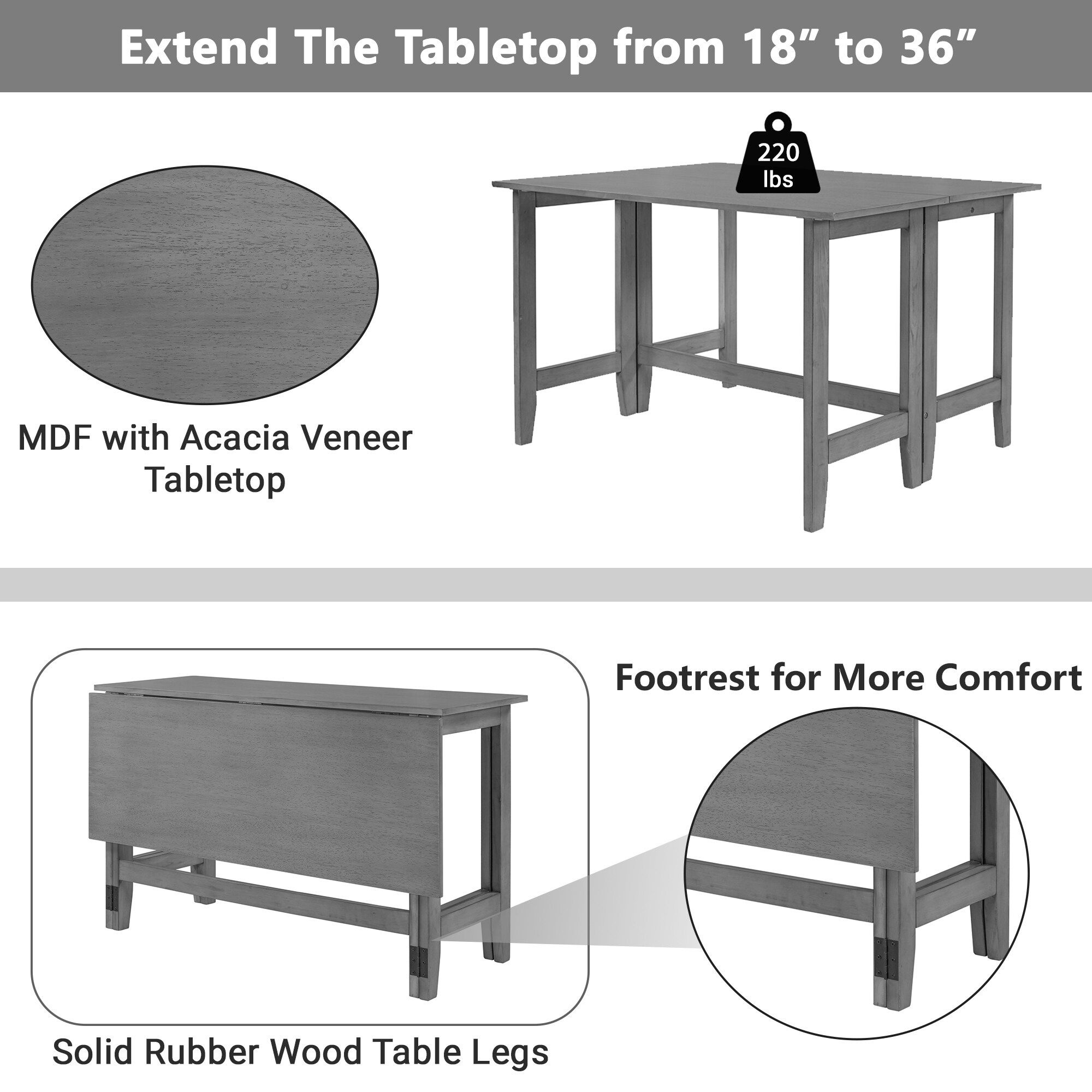 CESICIA W225-OPS-154 Patio-Tables - View #5