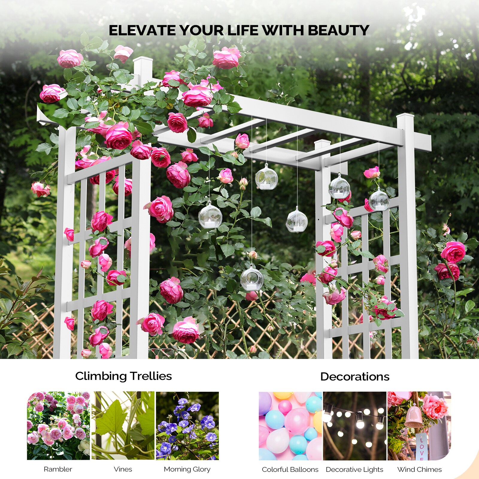 VINGLI LS-G61000294 Arbor-Trellis-Accessories - View #4