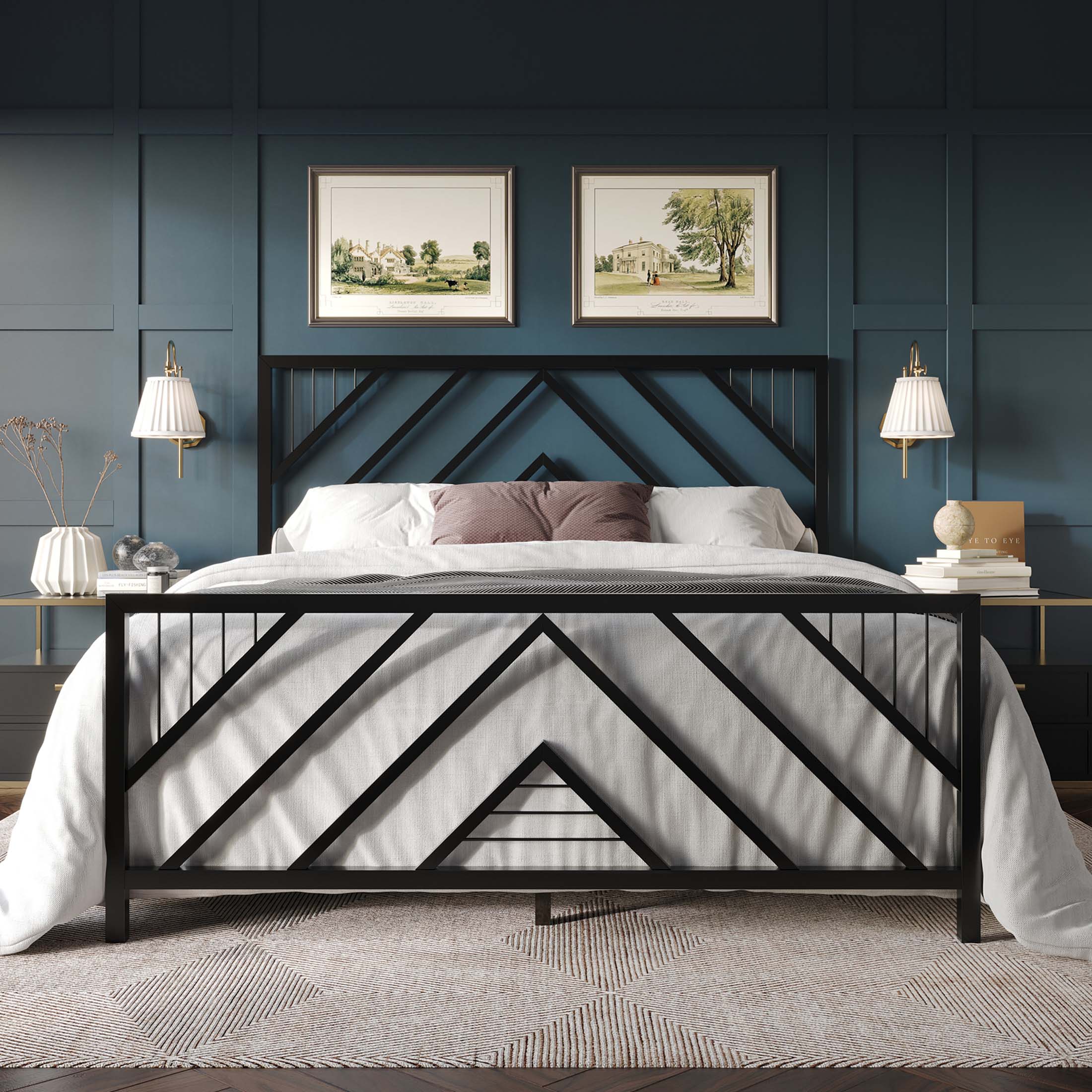 CasePiece CMB018QPL-BK-MT beds - View #2