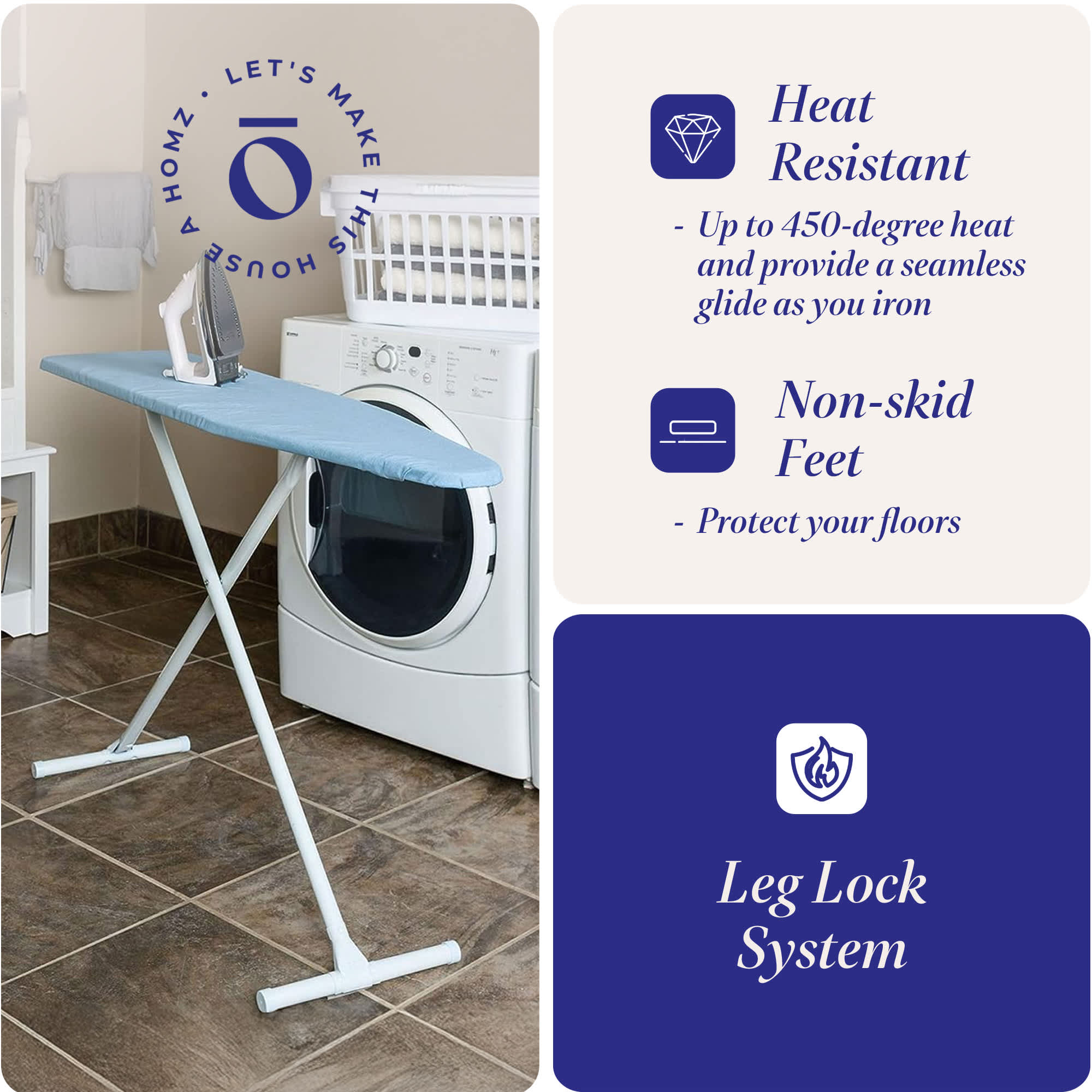 Homz Products 323056 Ironing-Boards-And-Accessories - View #3