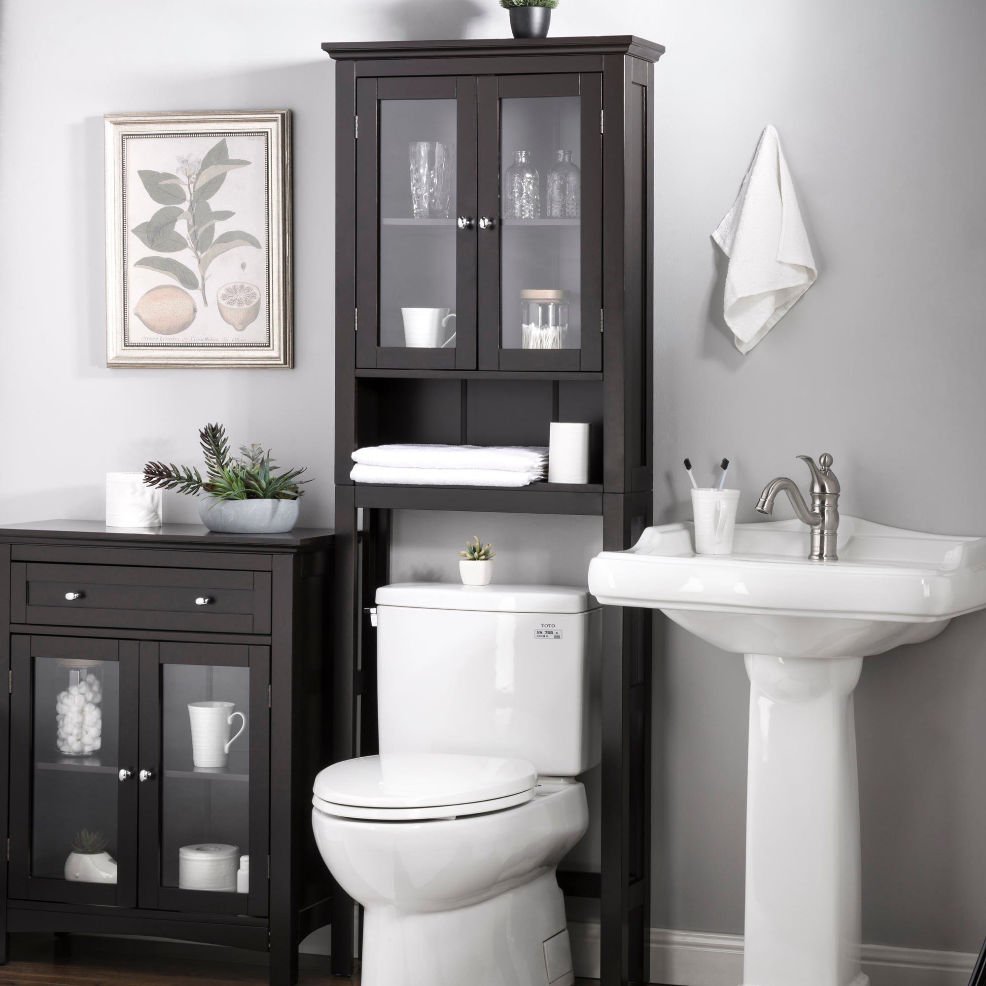 20 Above the Toilet Storage solutions to transform your bathroom