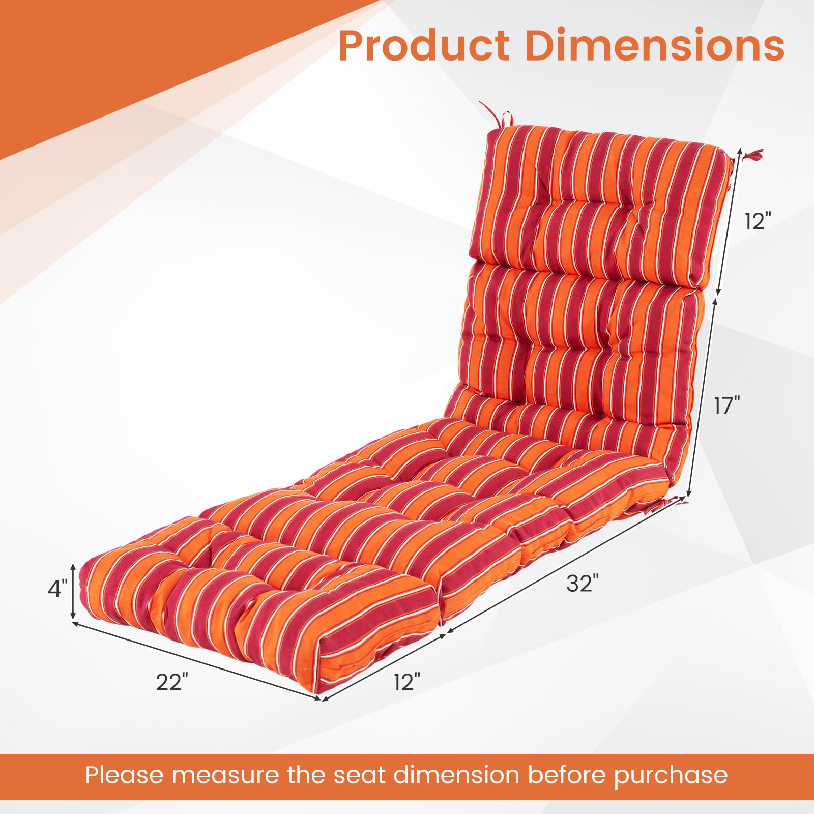 Slickblue D-CO-WT33276WH Patio-Furniture-Cushions - View #3