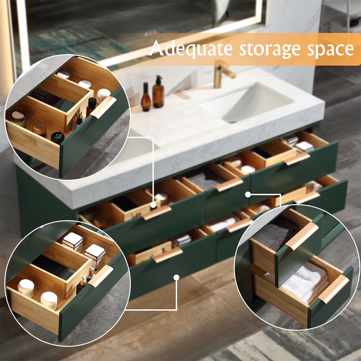 Iseryn AAB60V11GN Bath-Vanity-Combo - View #8