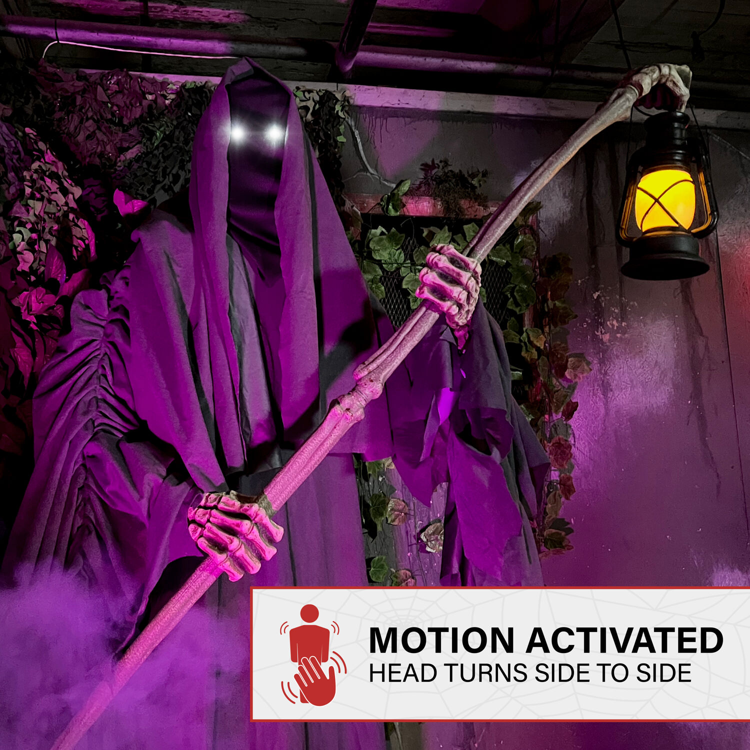 Haunted Hill Farm HHGHSTLYGDE-5FLSA Halloween-Animatronics - View #4