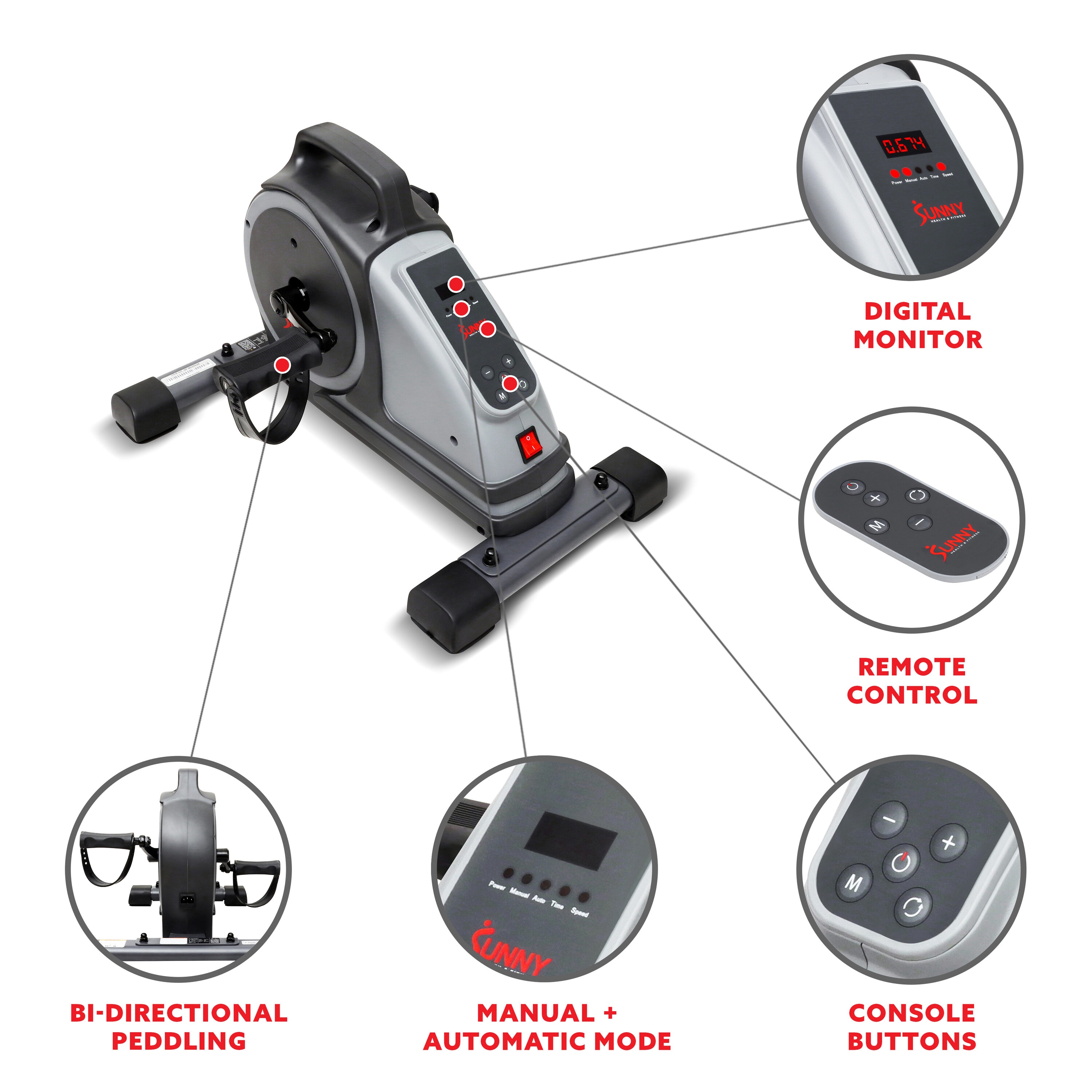 Sunny Health & Fitness SF-B020029 Exercise-Bikes - View #5