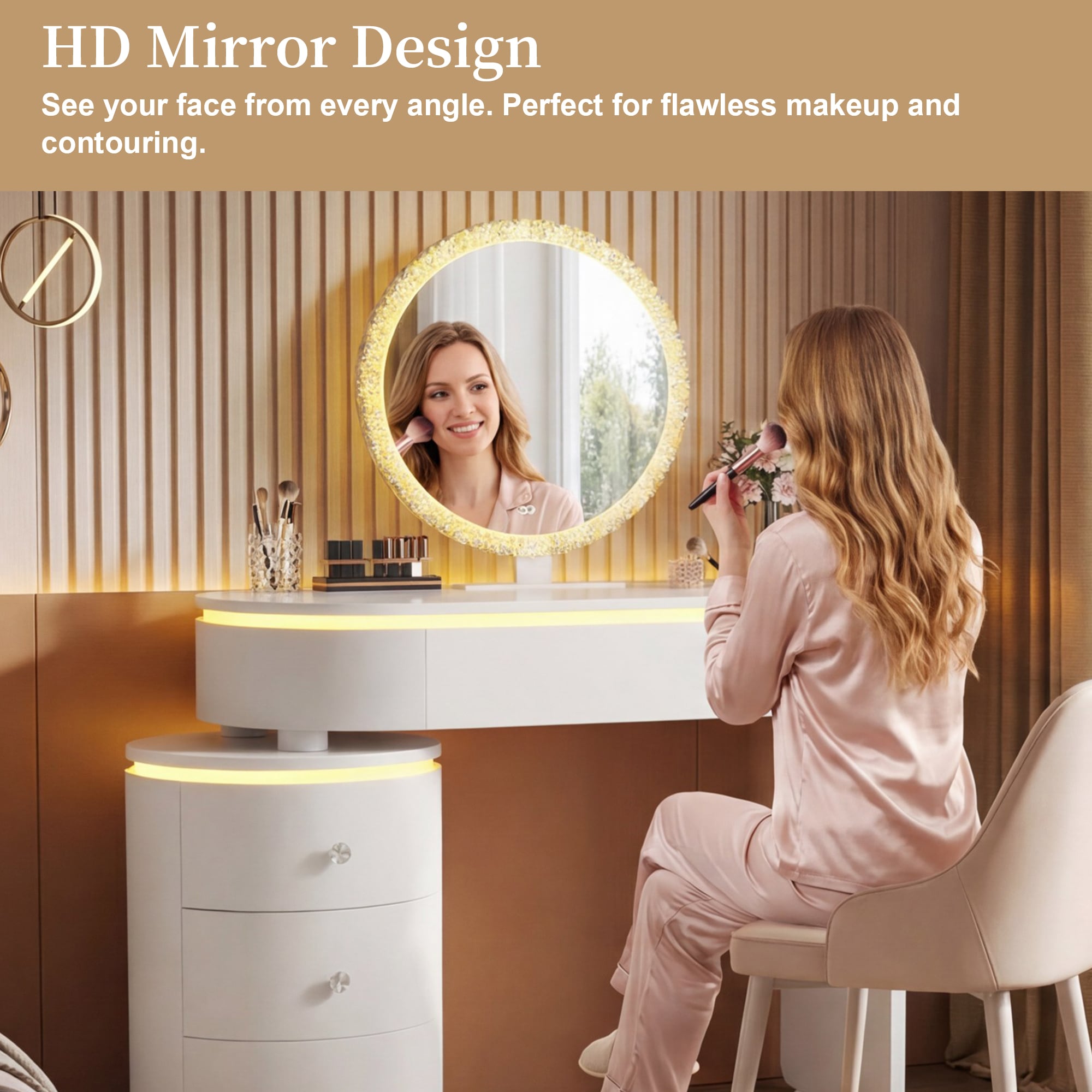JUSHUA FL-67S00004 Bedroom-Vanities - View #2