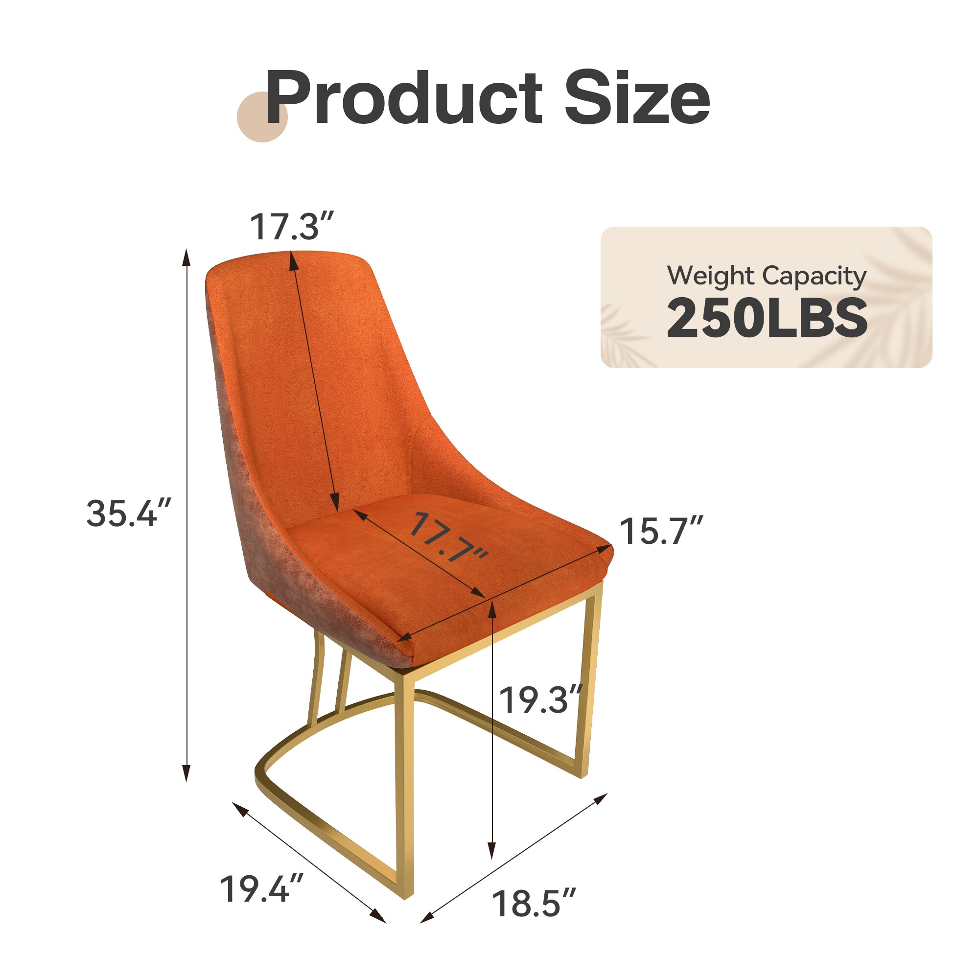 Clihome CLDC2432RE chairs - View #7