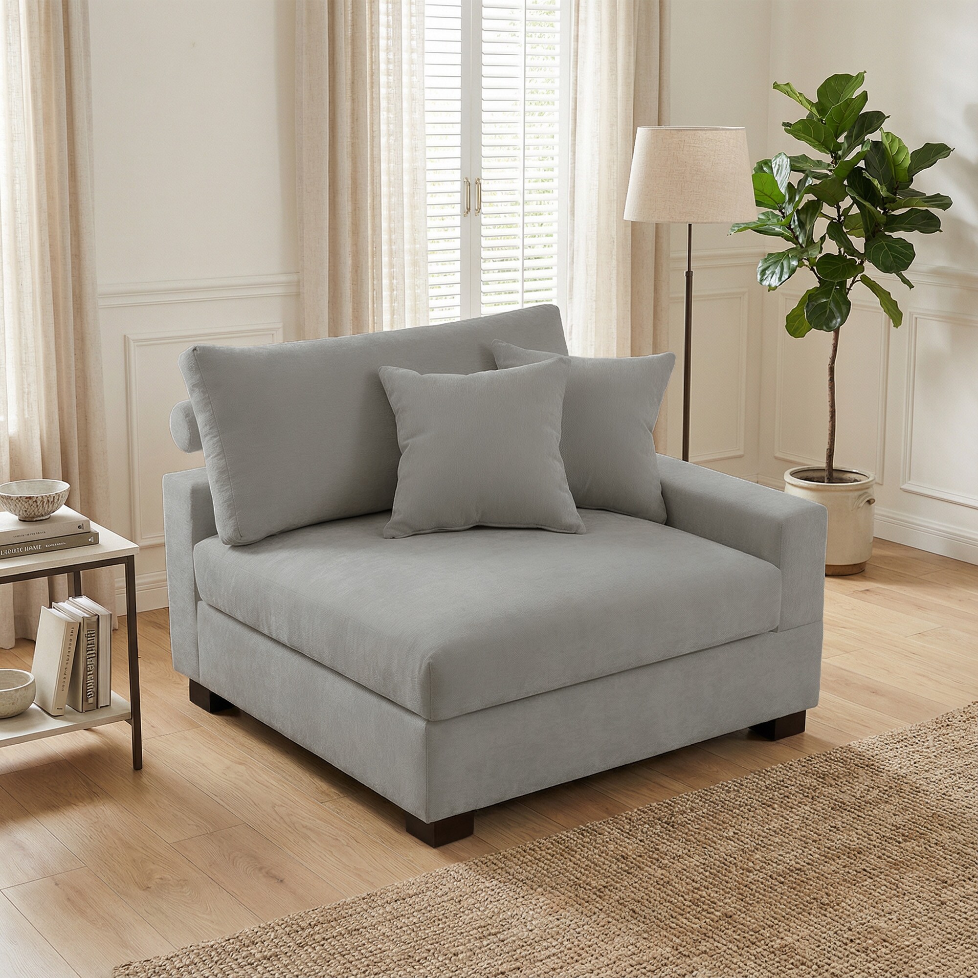 Dreamsidea LS-CS07-C-GRA-AC-L Sofas-Loveseats - View #3