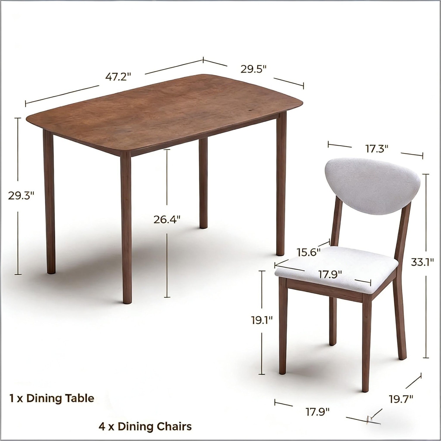 Watnature EXL7X2RS804L Dining-Sets - View #4